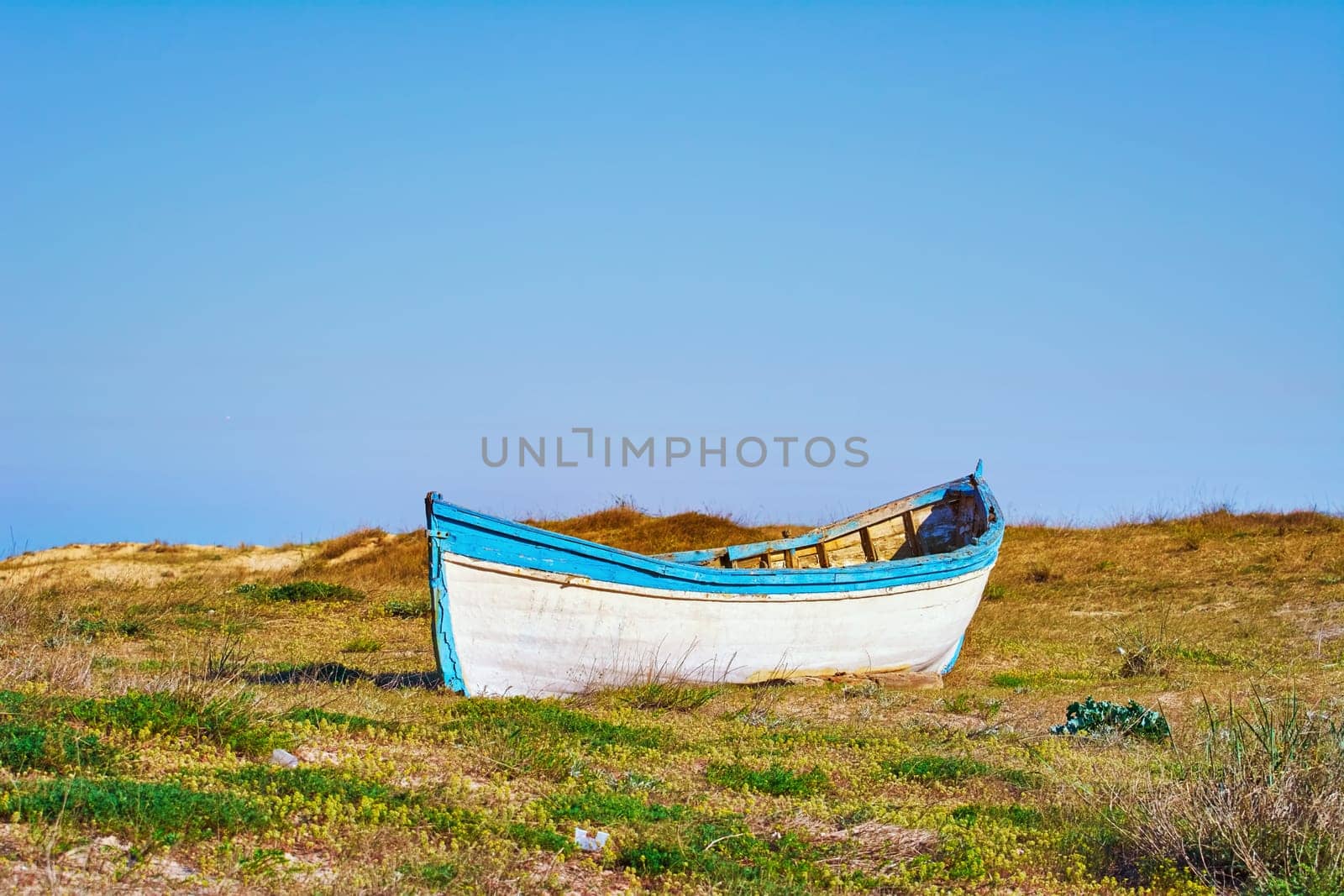 Old Boat on Shore of the Black Sea