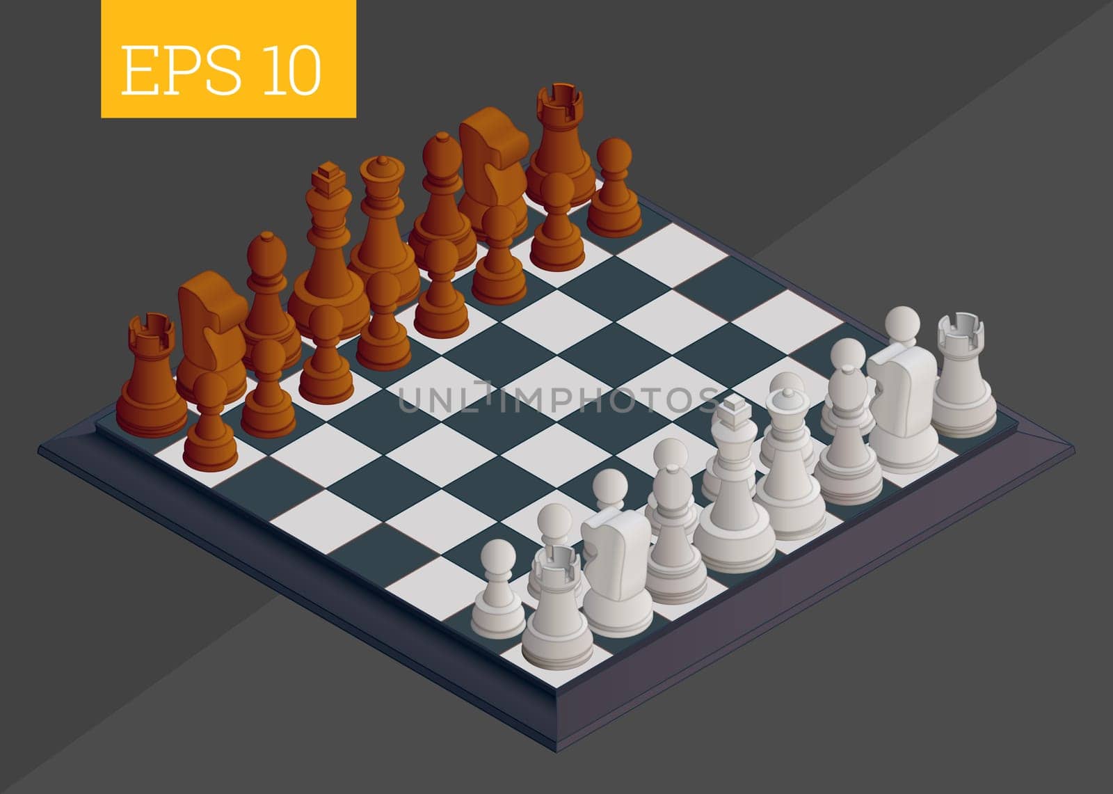 chessboard eps10 vector illustration. chess game board