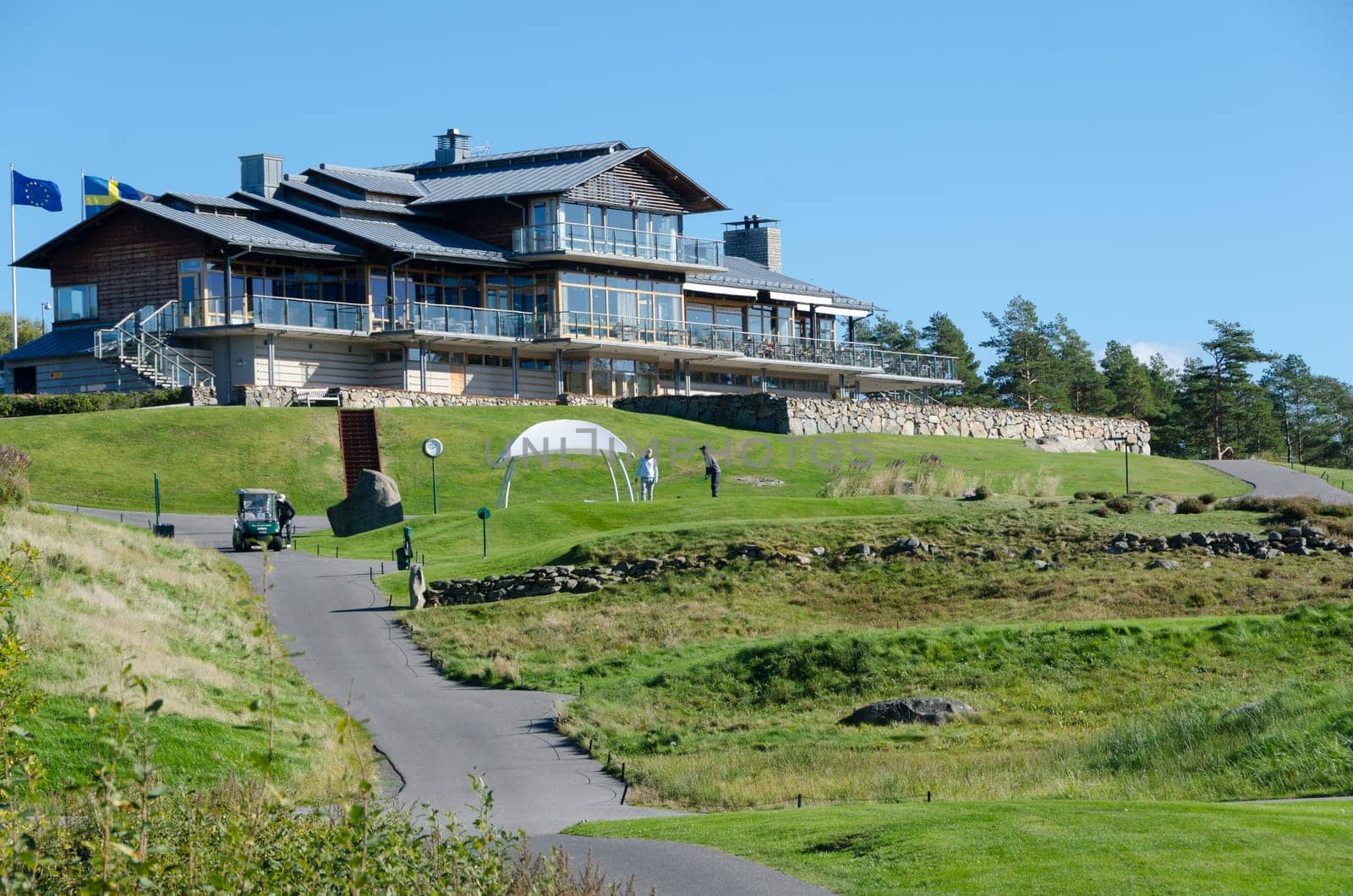 Hills golf clubhouse in molndal sweden .a very beutiful clubhouse