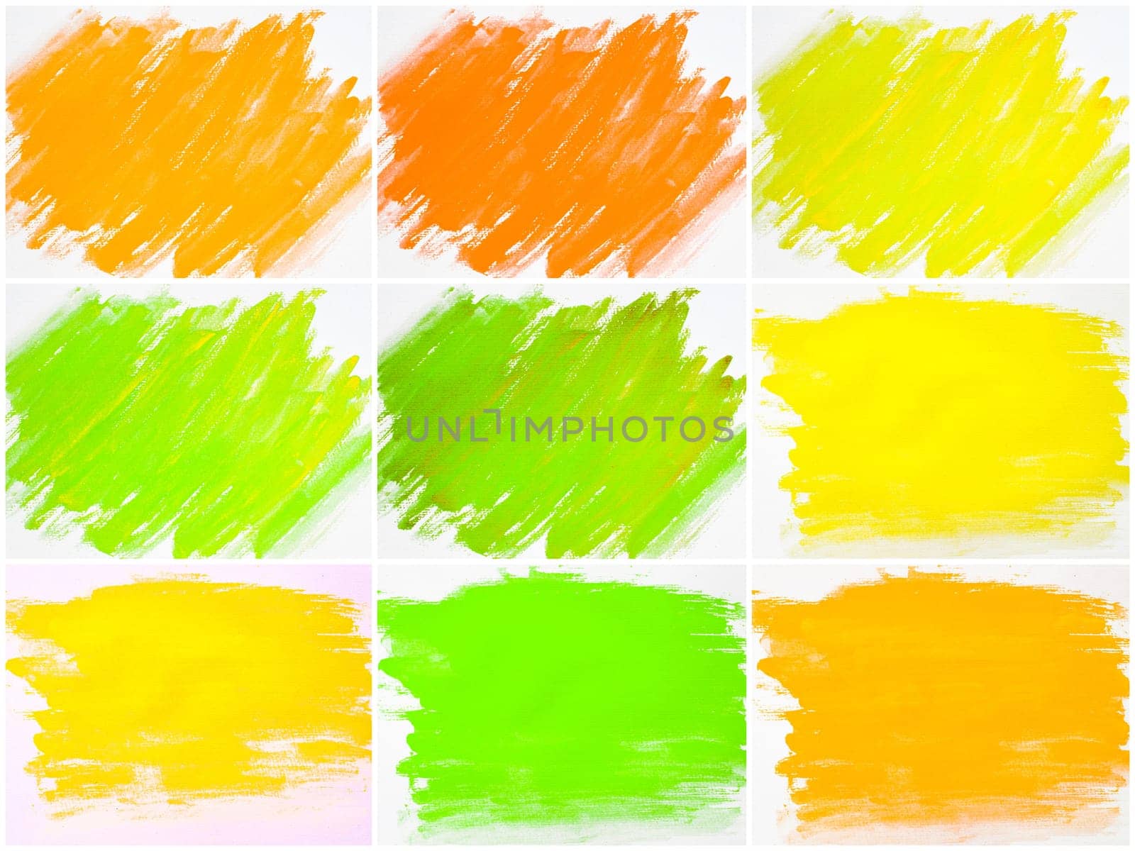 Photo collage of abstract water color textured backgrounds