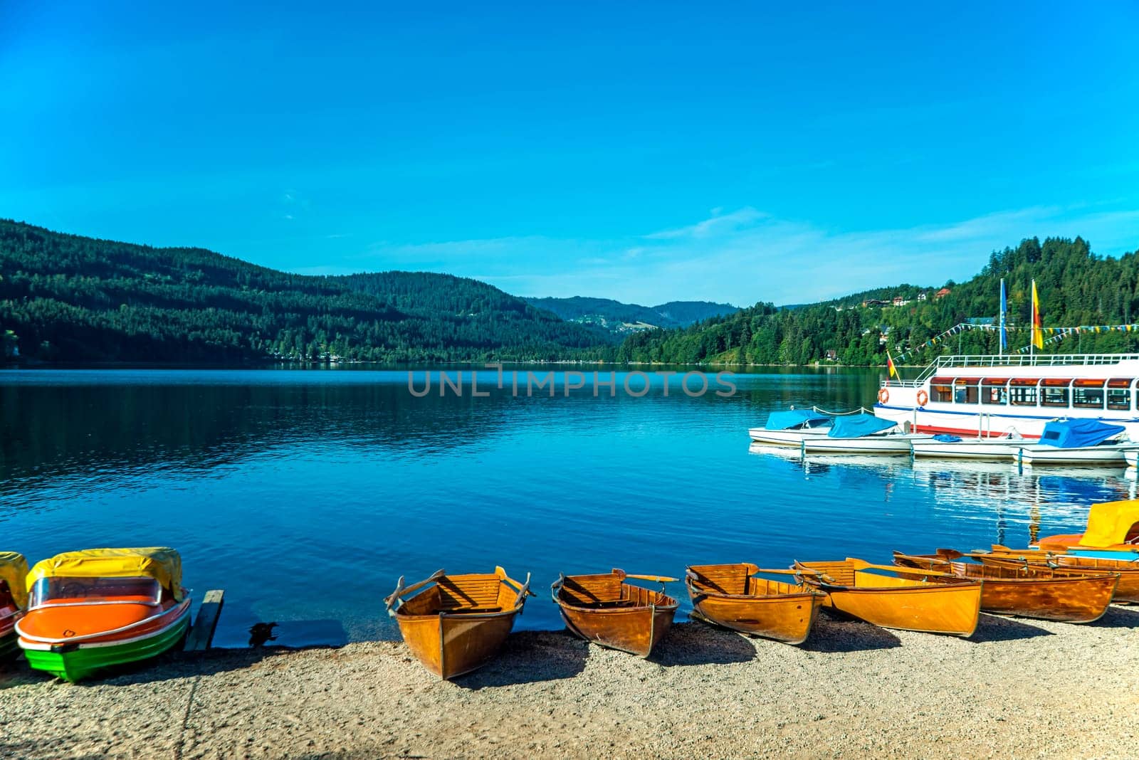 Boat trip on Lake Titisee in the Black Forest