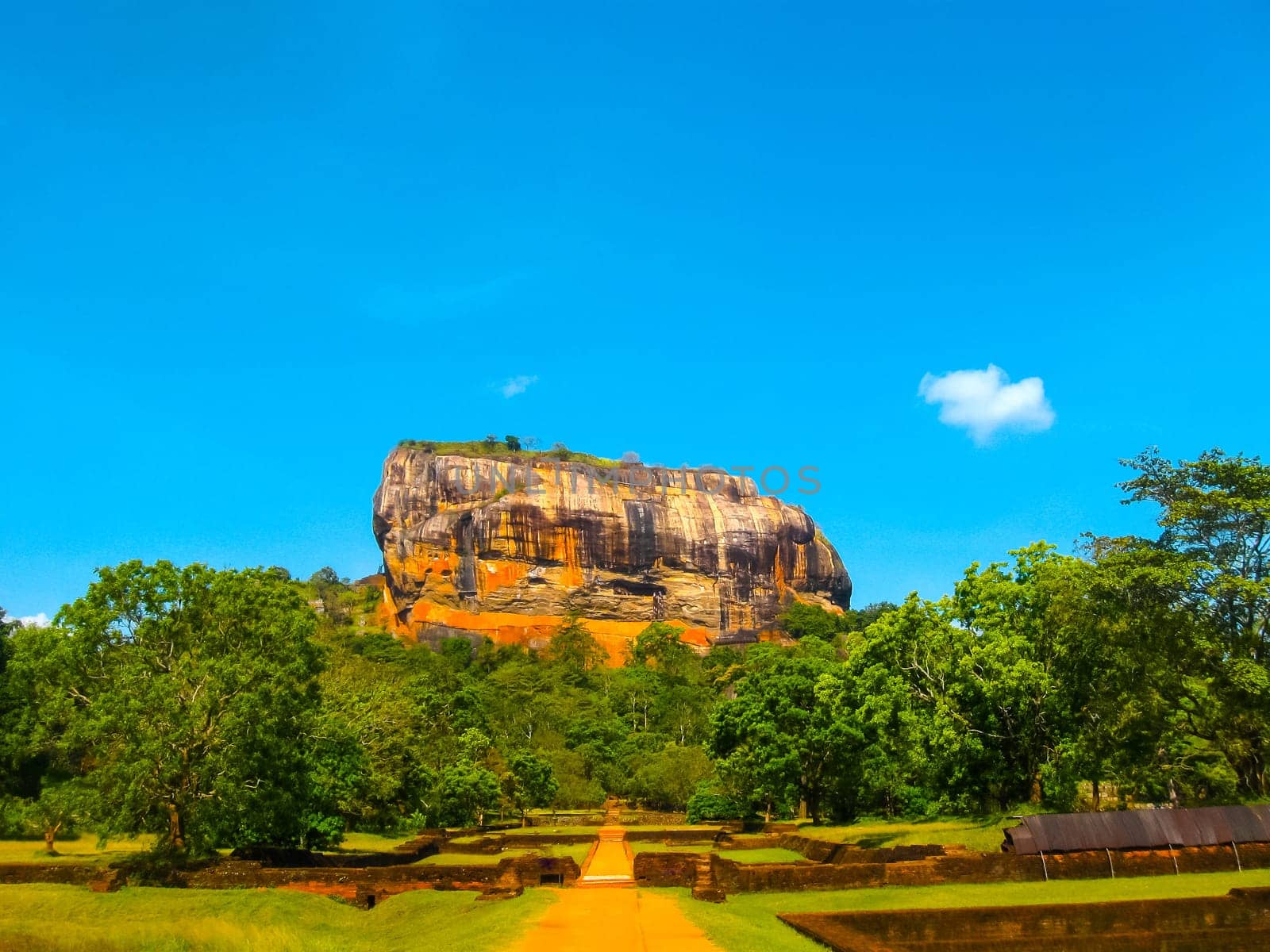 Sigiriya Lion Rock Fortress at Sri Lanka