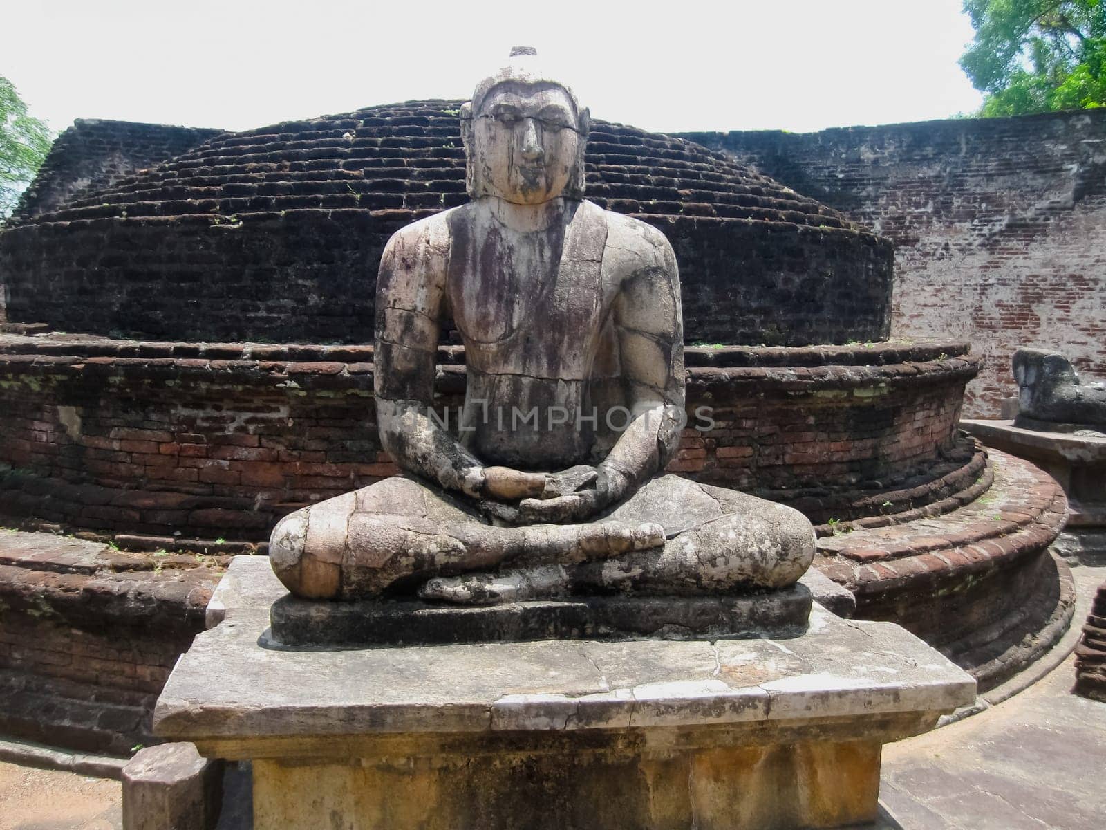 Buddha in Polonnaruwa temple - medieval capital of Ceylon,UNESCO