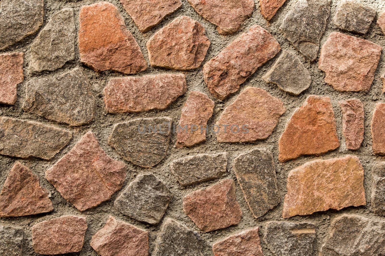View of a detail of a wall of a house