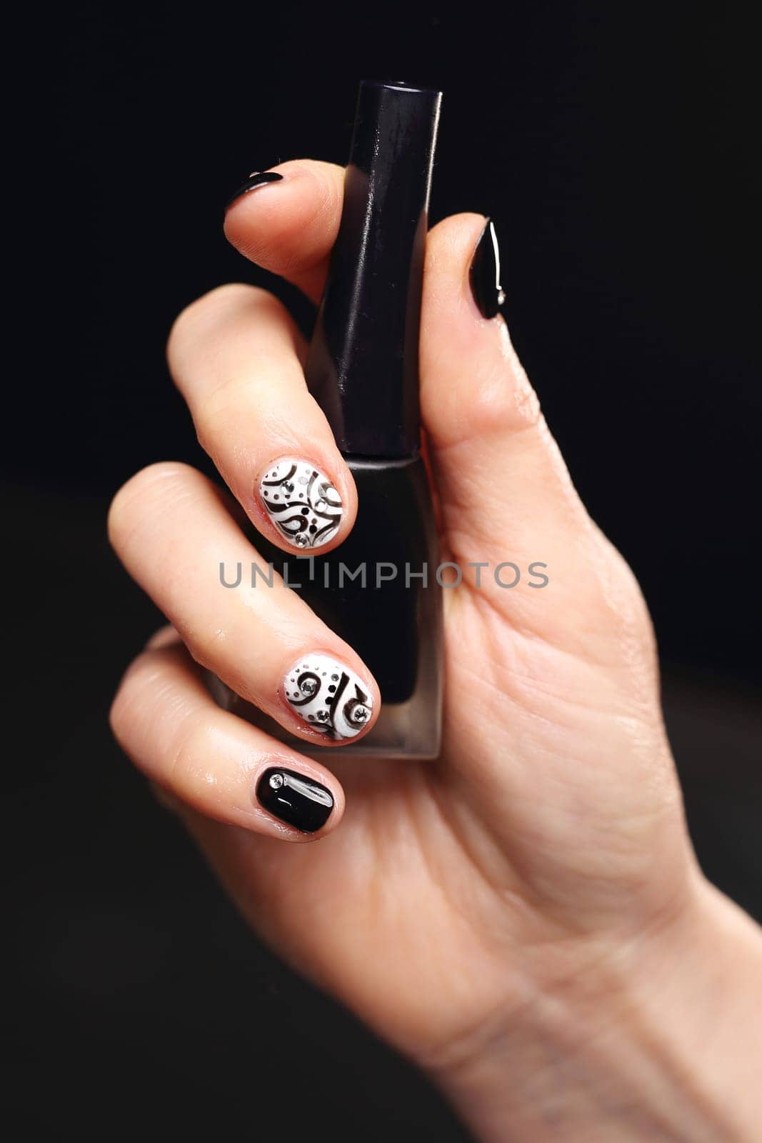 decoration on the nails,manicure salon