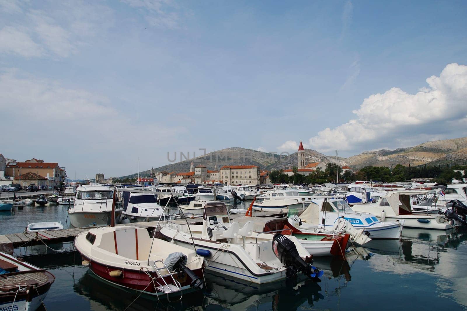 Boat harbour in Trogir