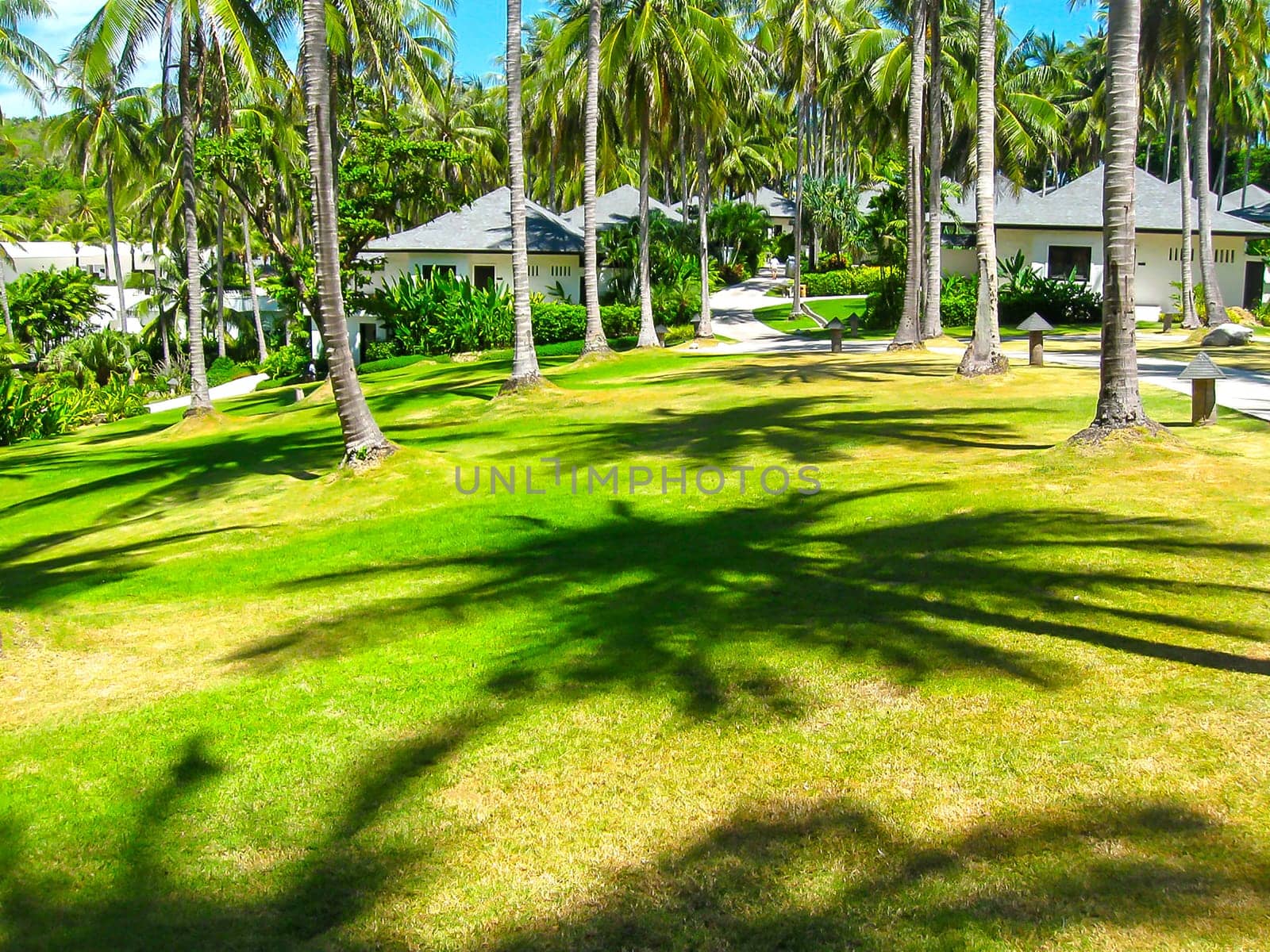 Koh Racha Yai, Thailand - February 11, 2010: Beautiful tropical luxury hotel The Racha 5 stars at Koh Racha Yai, Thailand