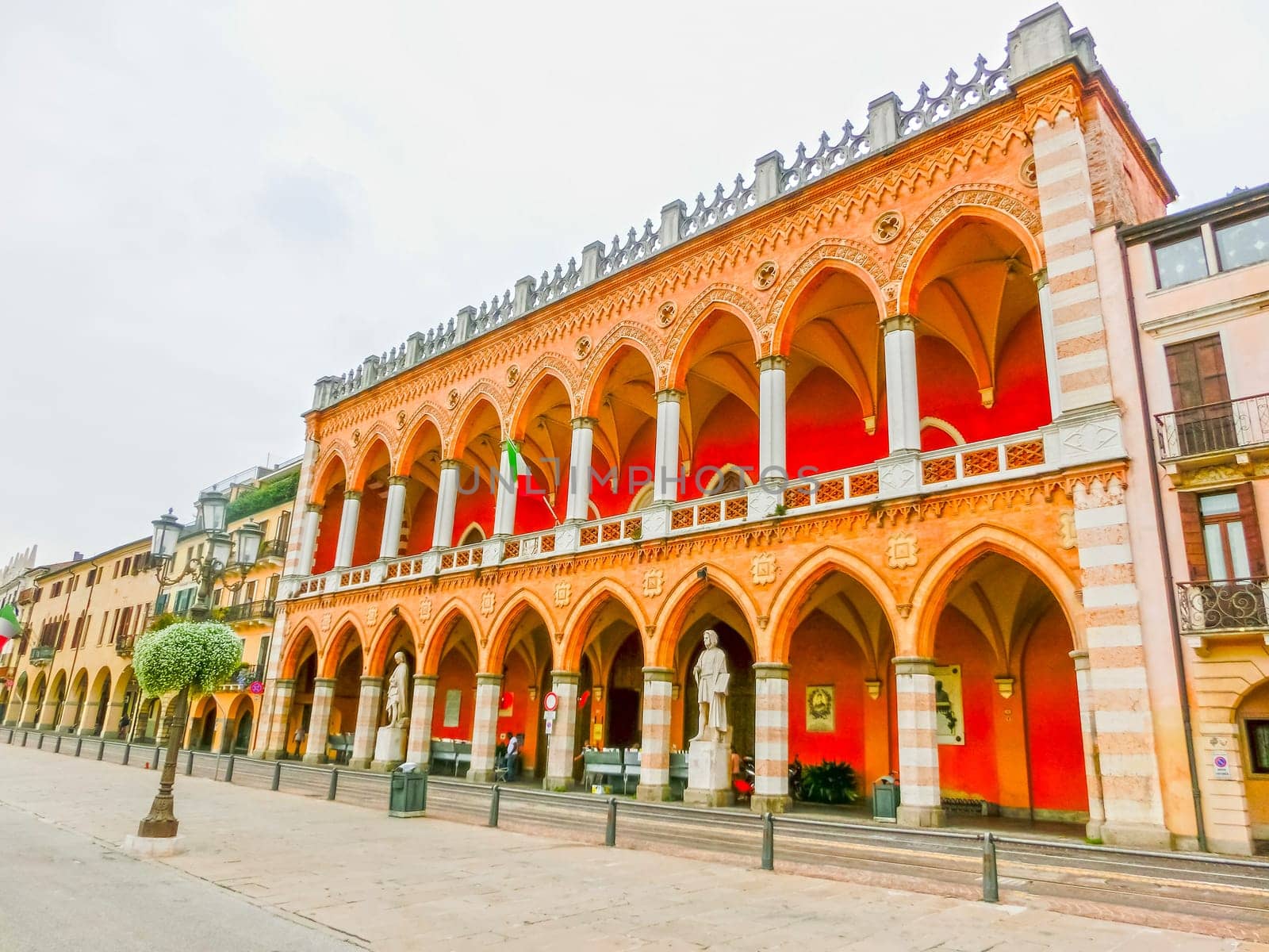 Padua, Italy - September 19, 2014: Palazzo Bo, historical building home of the Padova University from 1539, in Padua, Italy