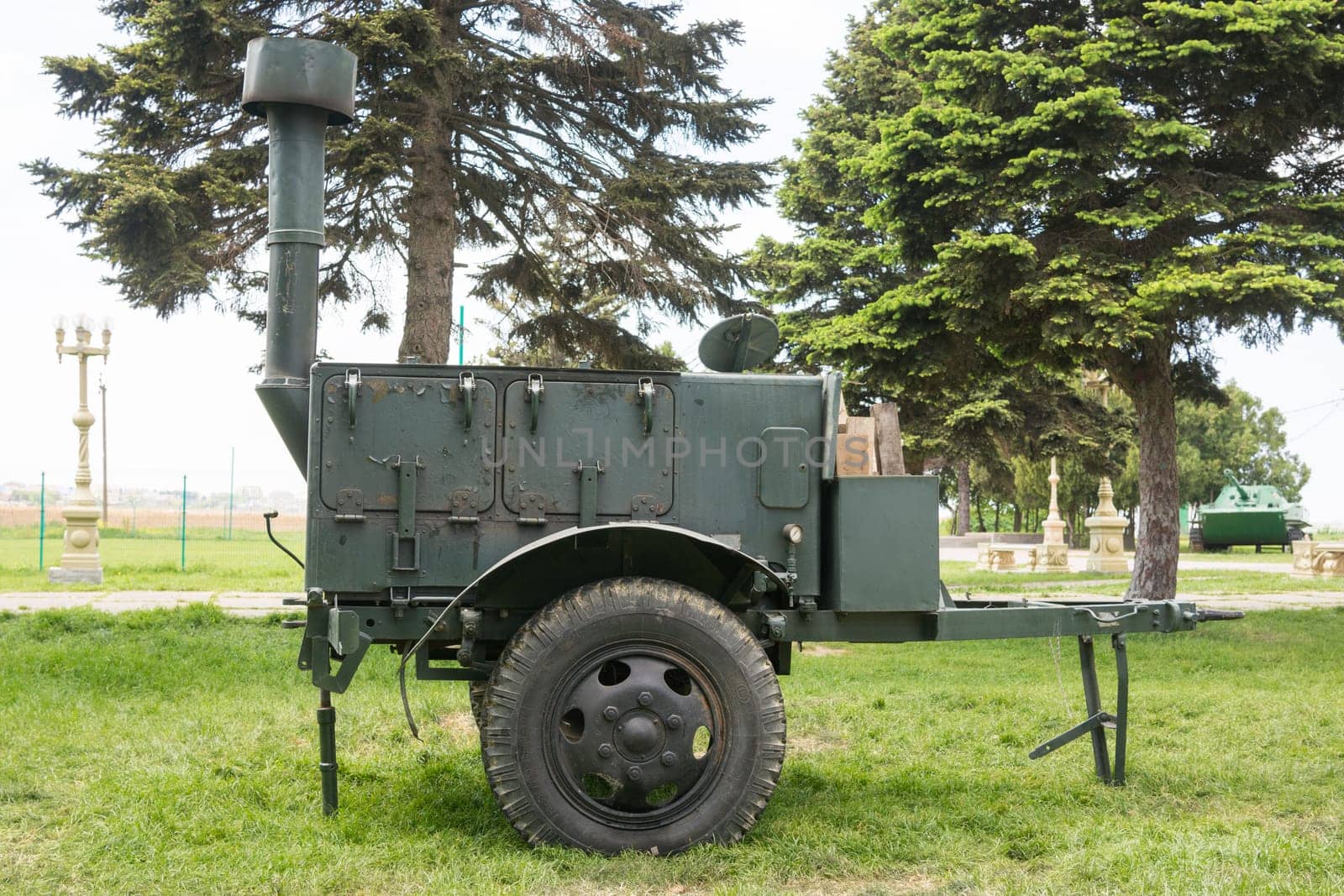 Vityazevo, russia - May 16, 2016: Army field kitchen KP-125