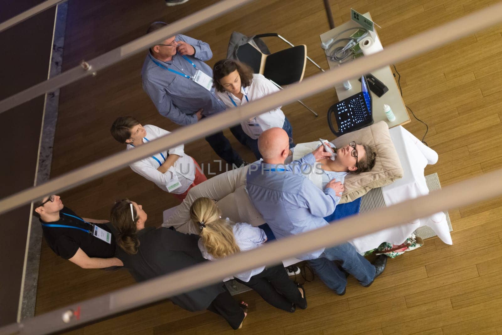 Ljubljana, Slovenia - Sept 7: Participants learning new techniques, approaches and use of ultrasound in medicine on 12th Winfocus world congress on 17th of September, 2016 in Ljubljana, Slovenia.