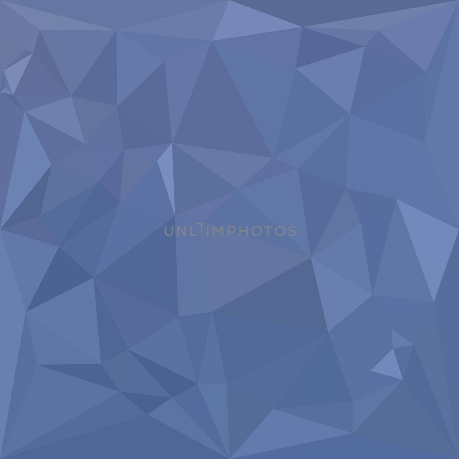 Low polygon style illustration of a steel blue abstract geometric background.