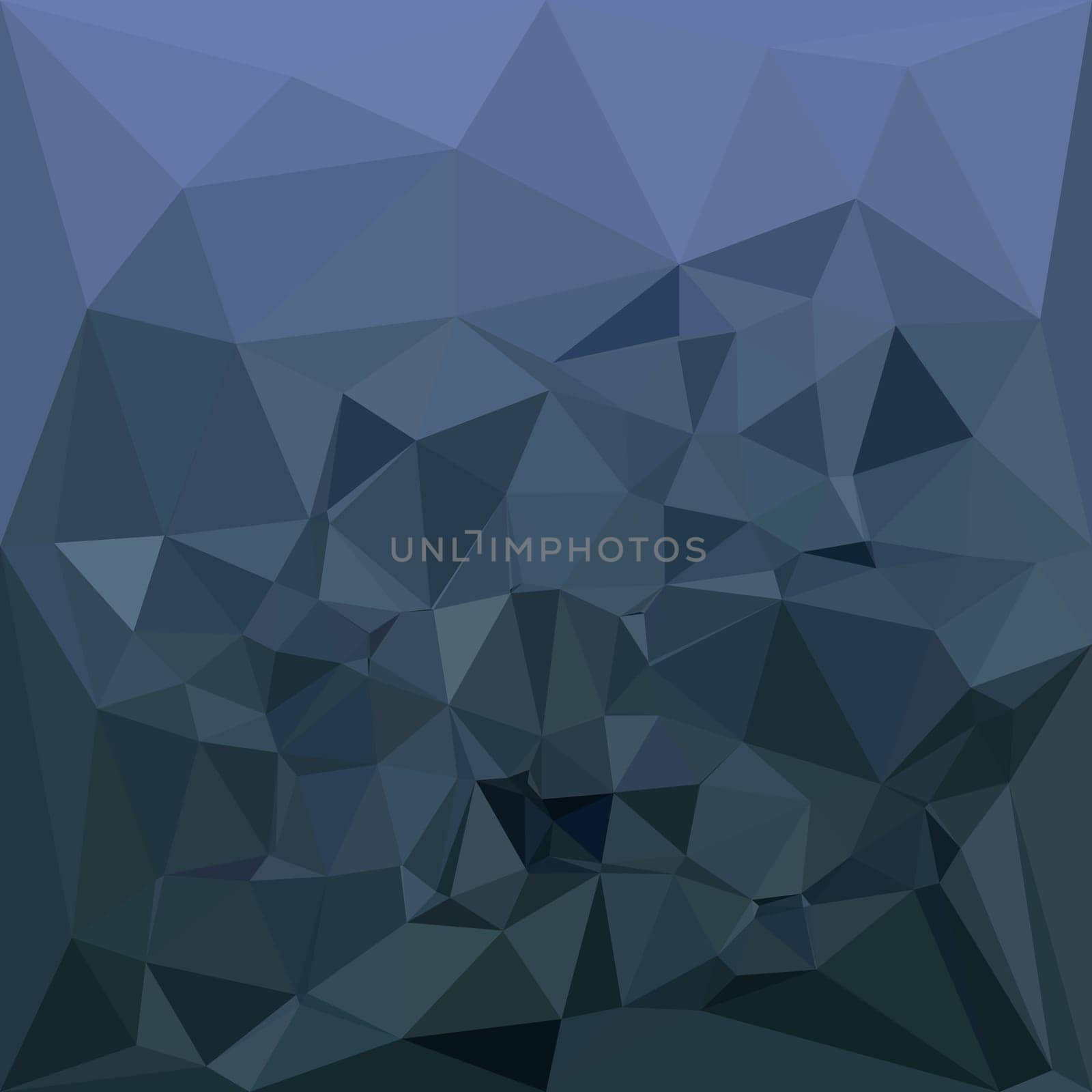 Low polygon style illustration of a medium slate blue abstract geometric background.