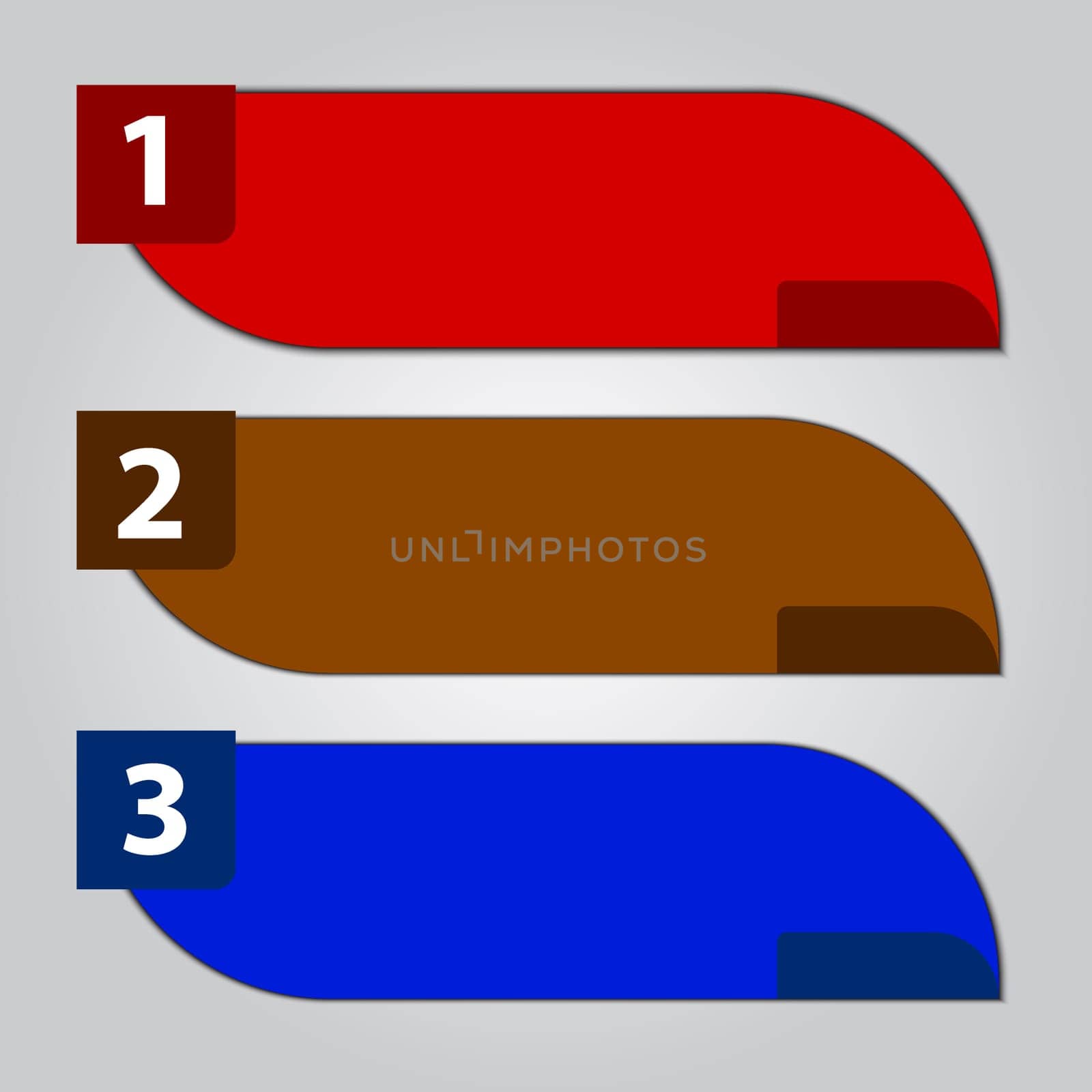Design clean number banners template graphic or website layout. Vector.v