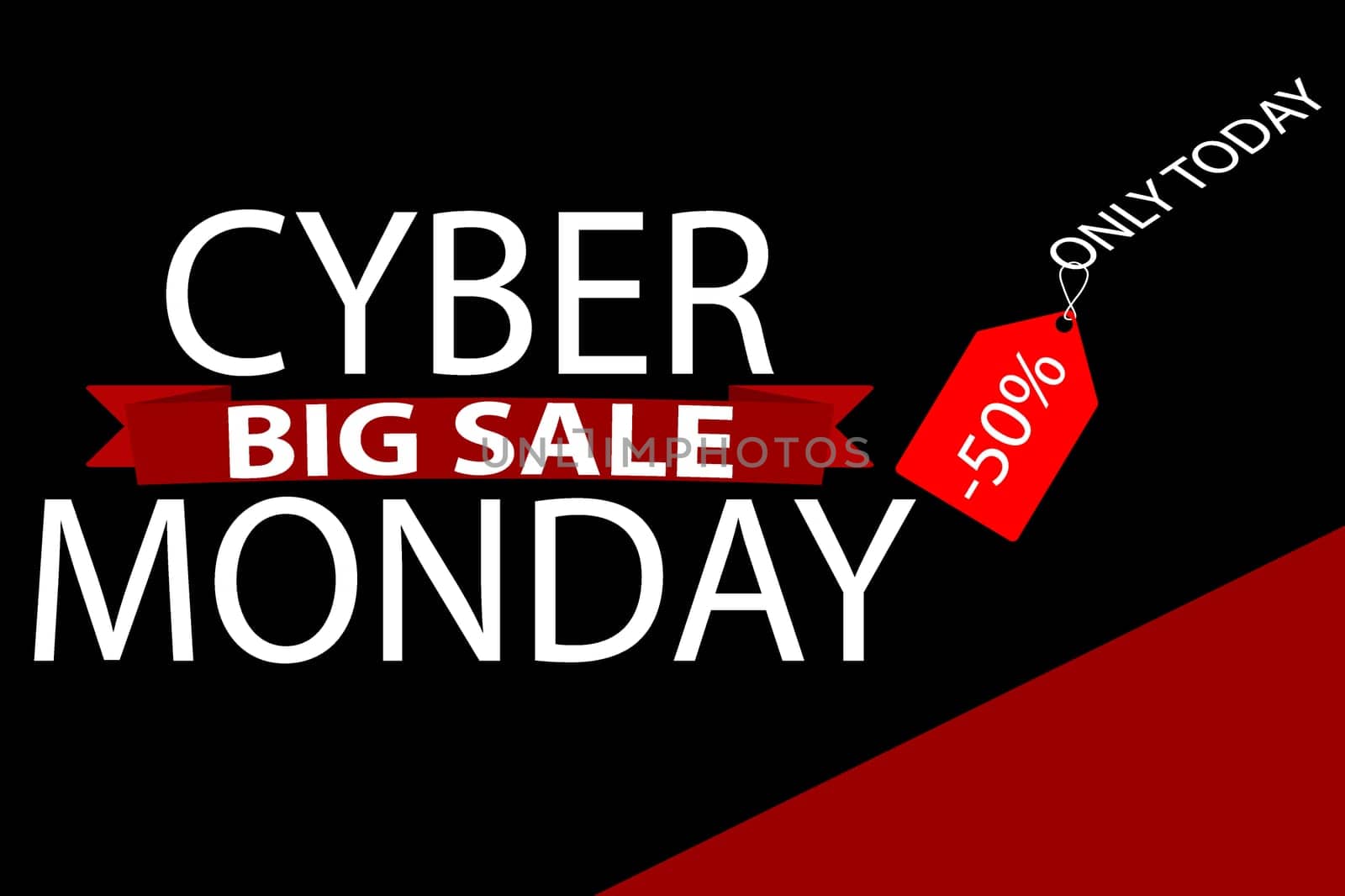 Cyber monday sales web elements with banners and discounts. Eps10 vector illustration.
