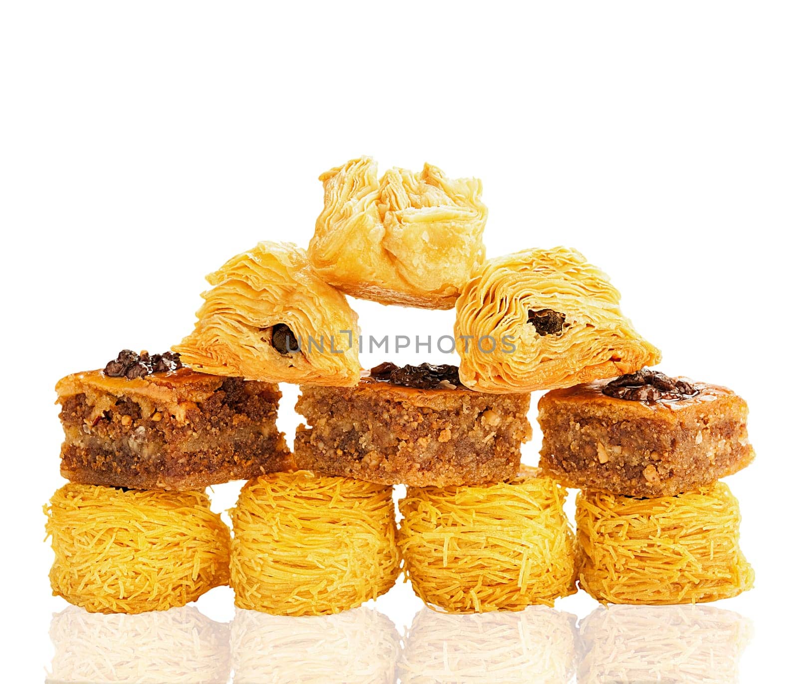 Set oriental sweets isolated