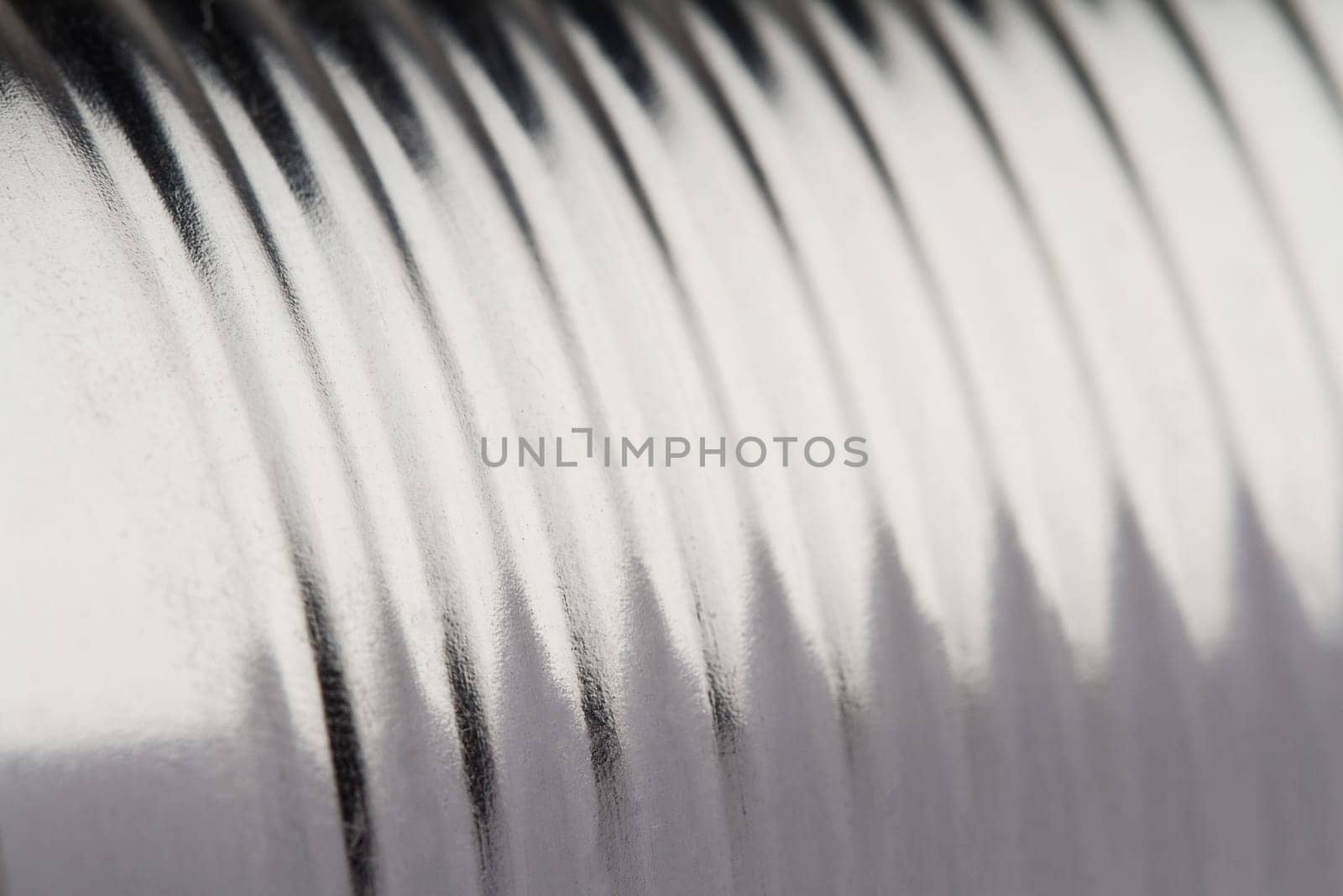Metal can texture background close up