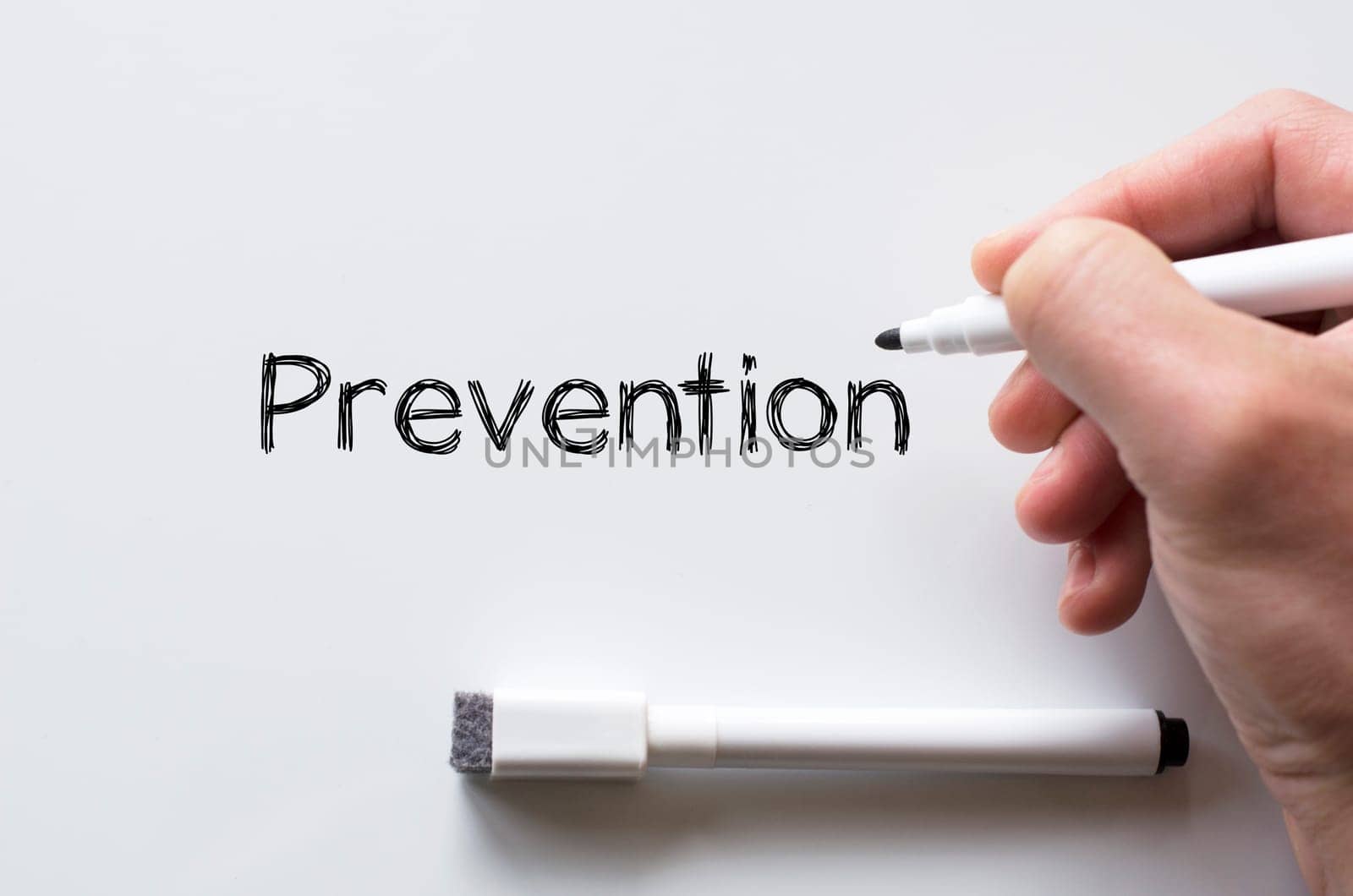 Human hand writing prevention on whiteboard