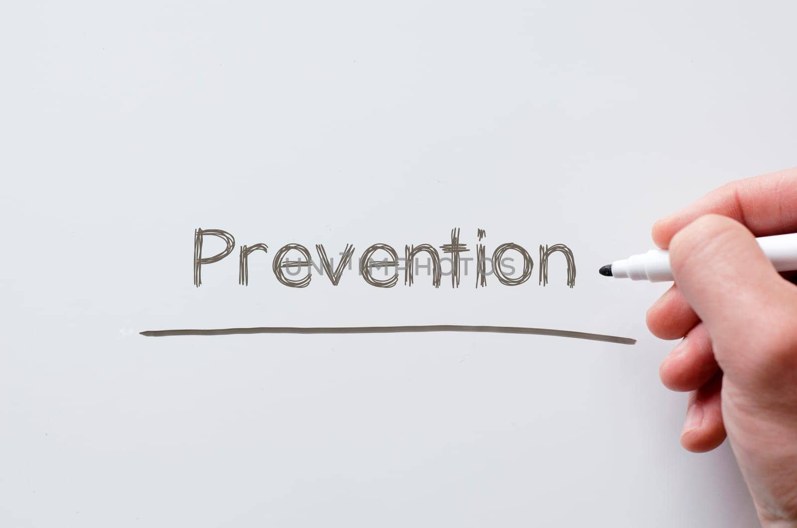 Human hand writing prevention on whiteboard
