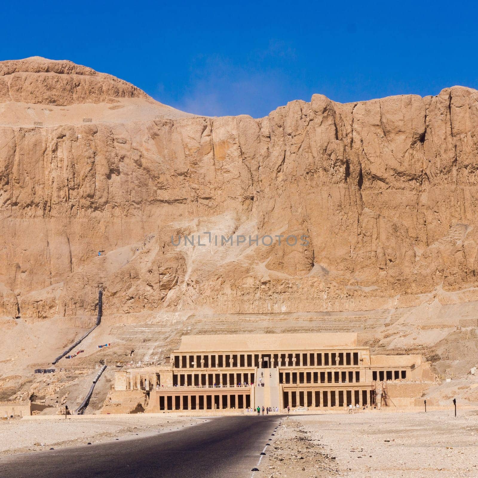 Luxor, Egypt - Oktober 15: The temple of Hatshepsut near Luxor in Egypt