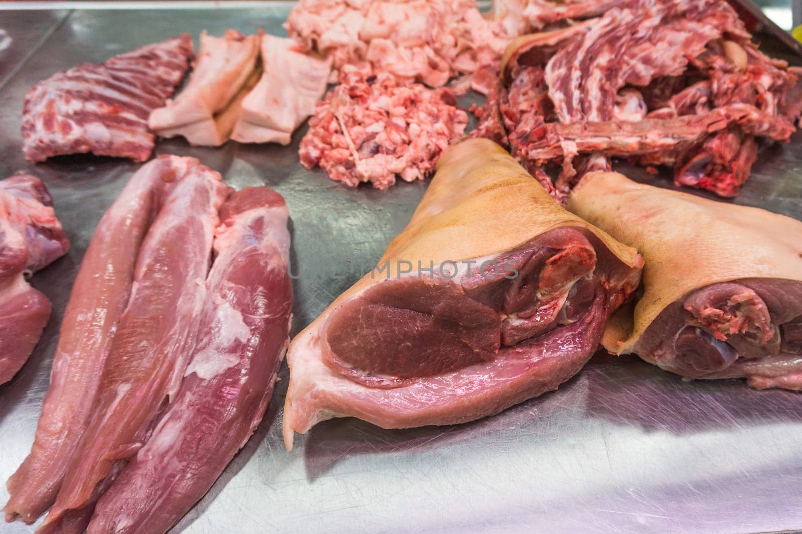 Raw meat