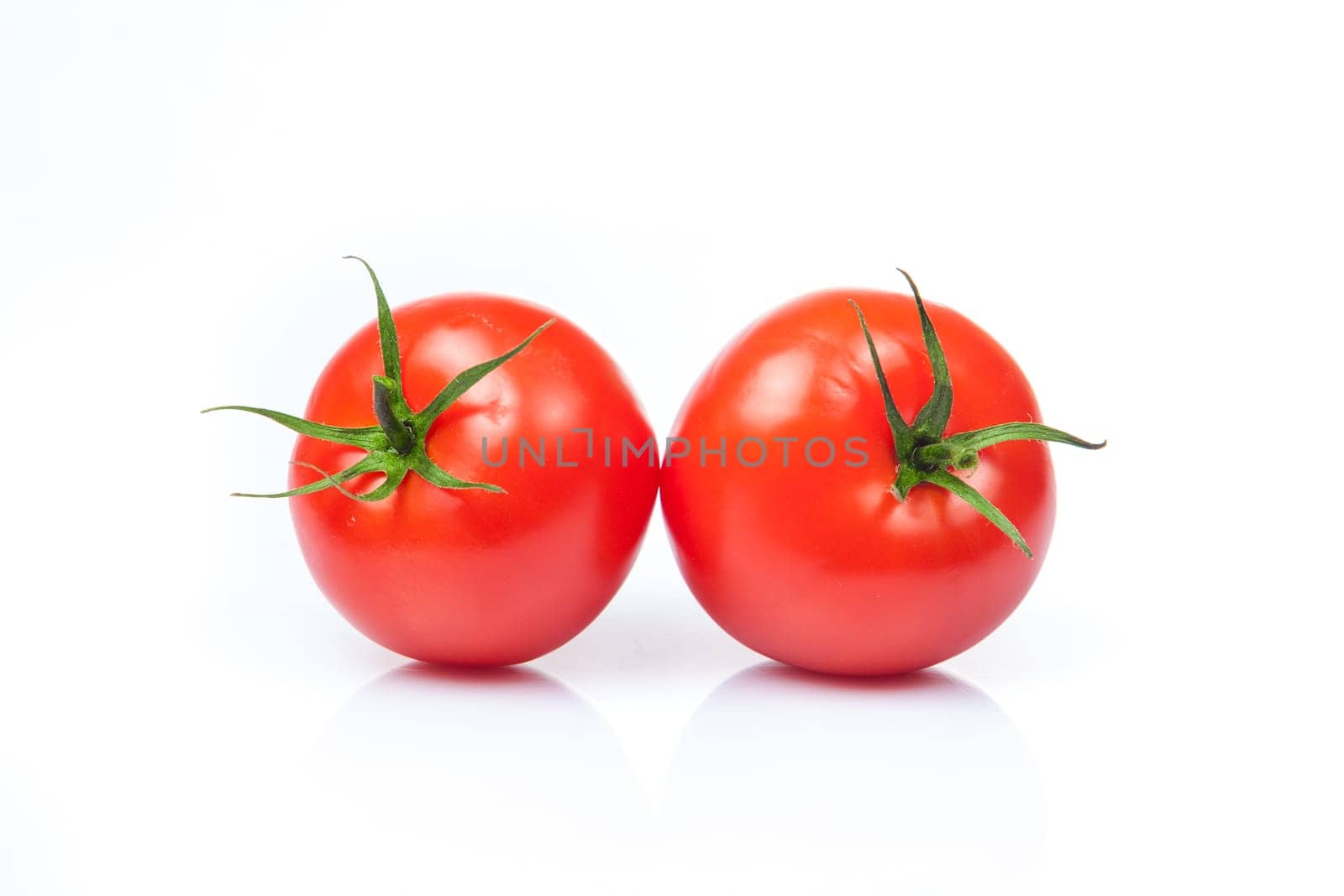 Tomato isolated on white