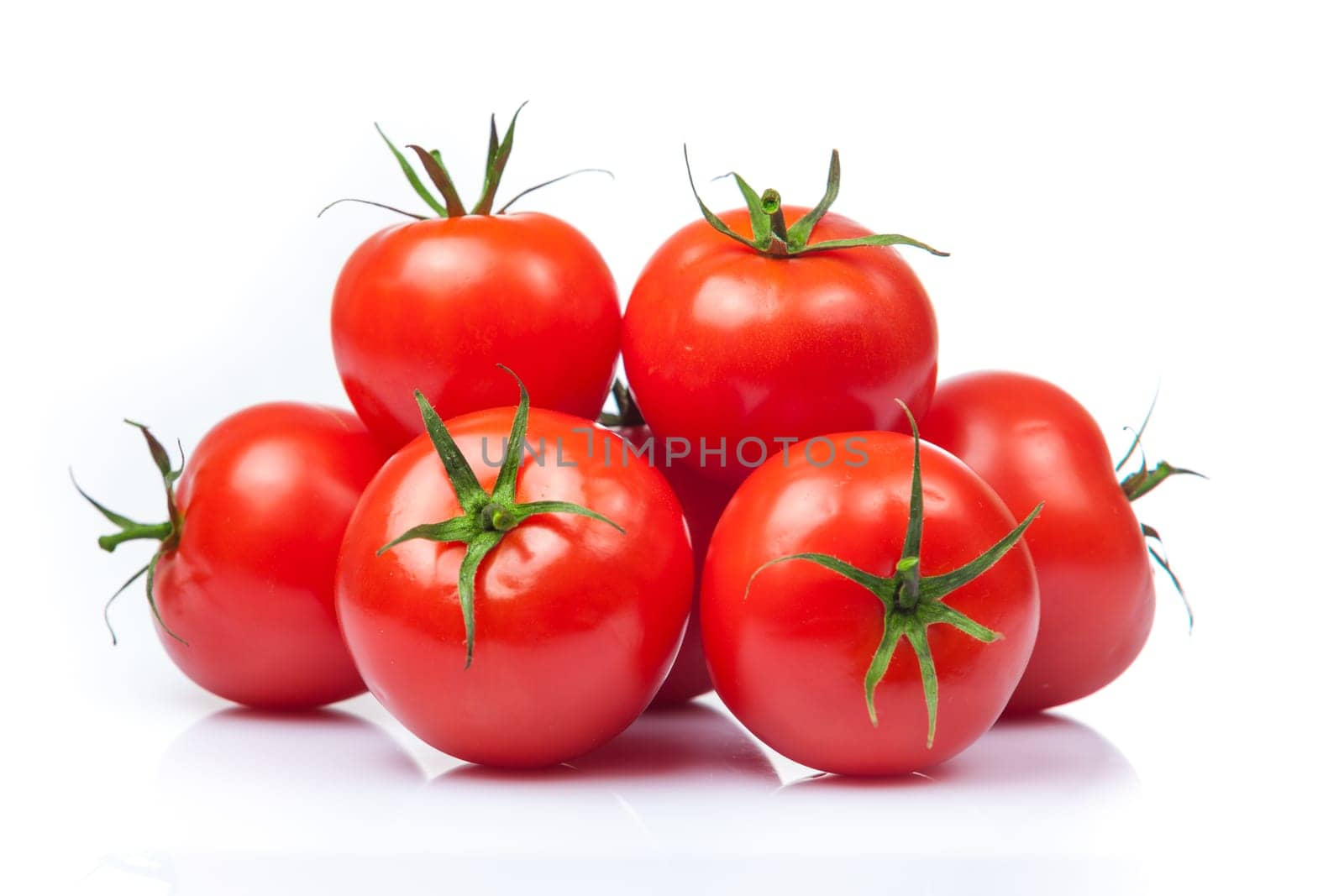 Tomato isolated on white