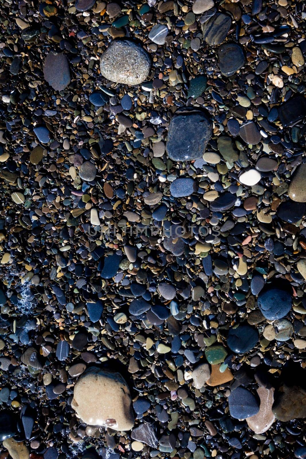 Sea stones background. beach pebbles. stones on beach