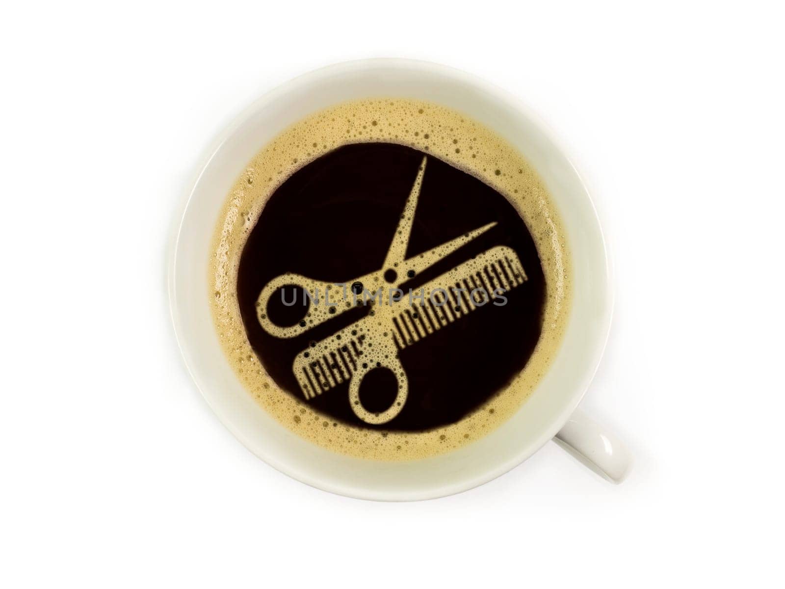 Coffee at the hairdresser - extra service for the waiting time