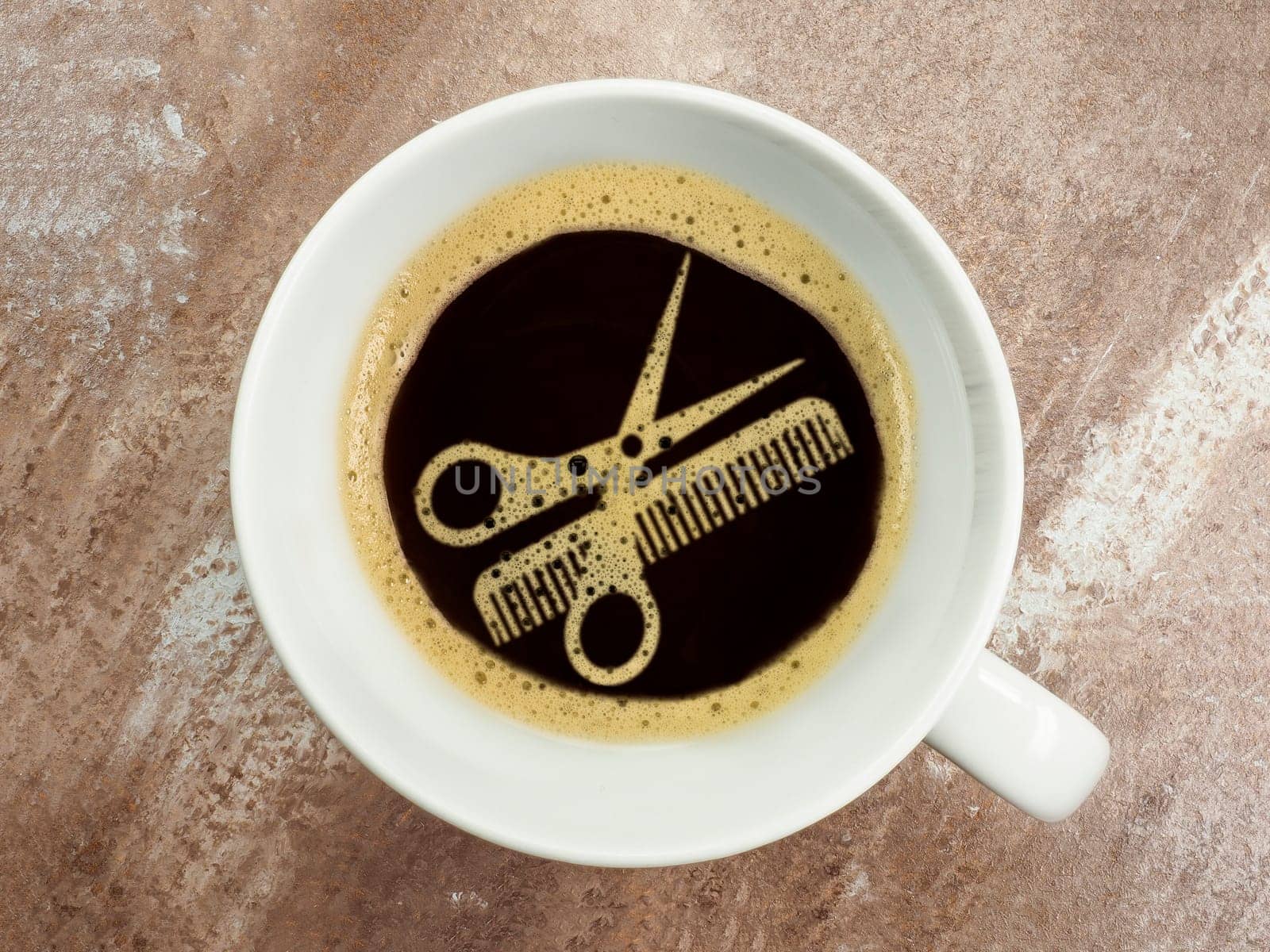 Coffee at the hairdresser - extra service for the waiting time