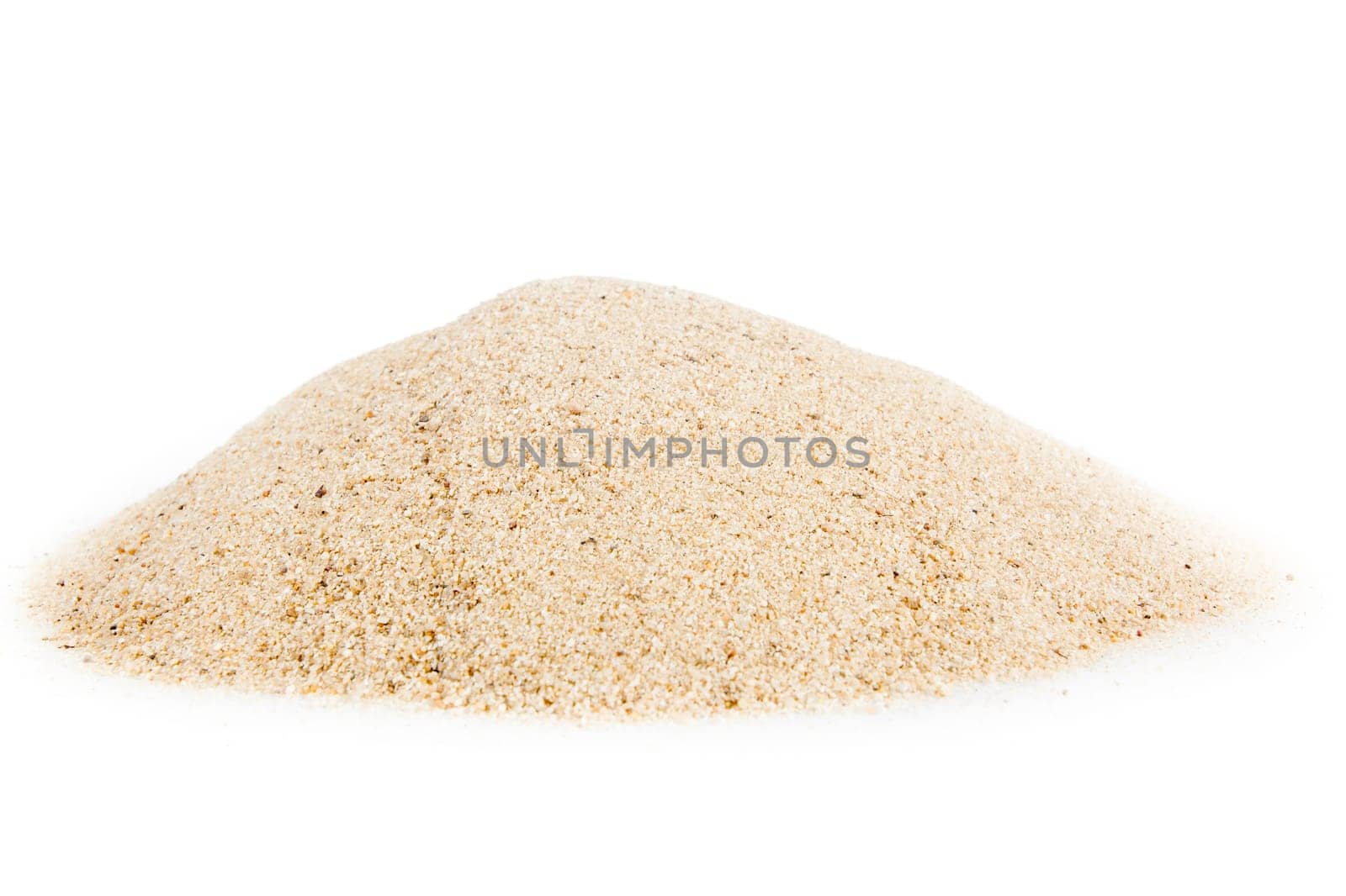 sand isolated on white