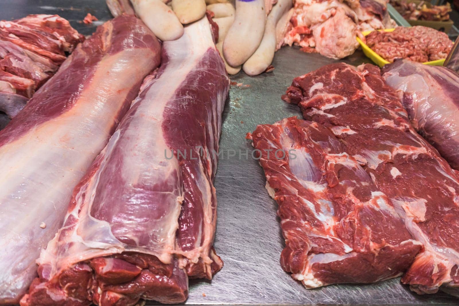 Raw meat