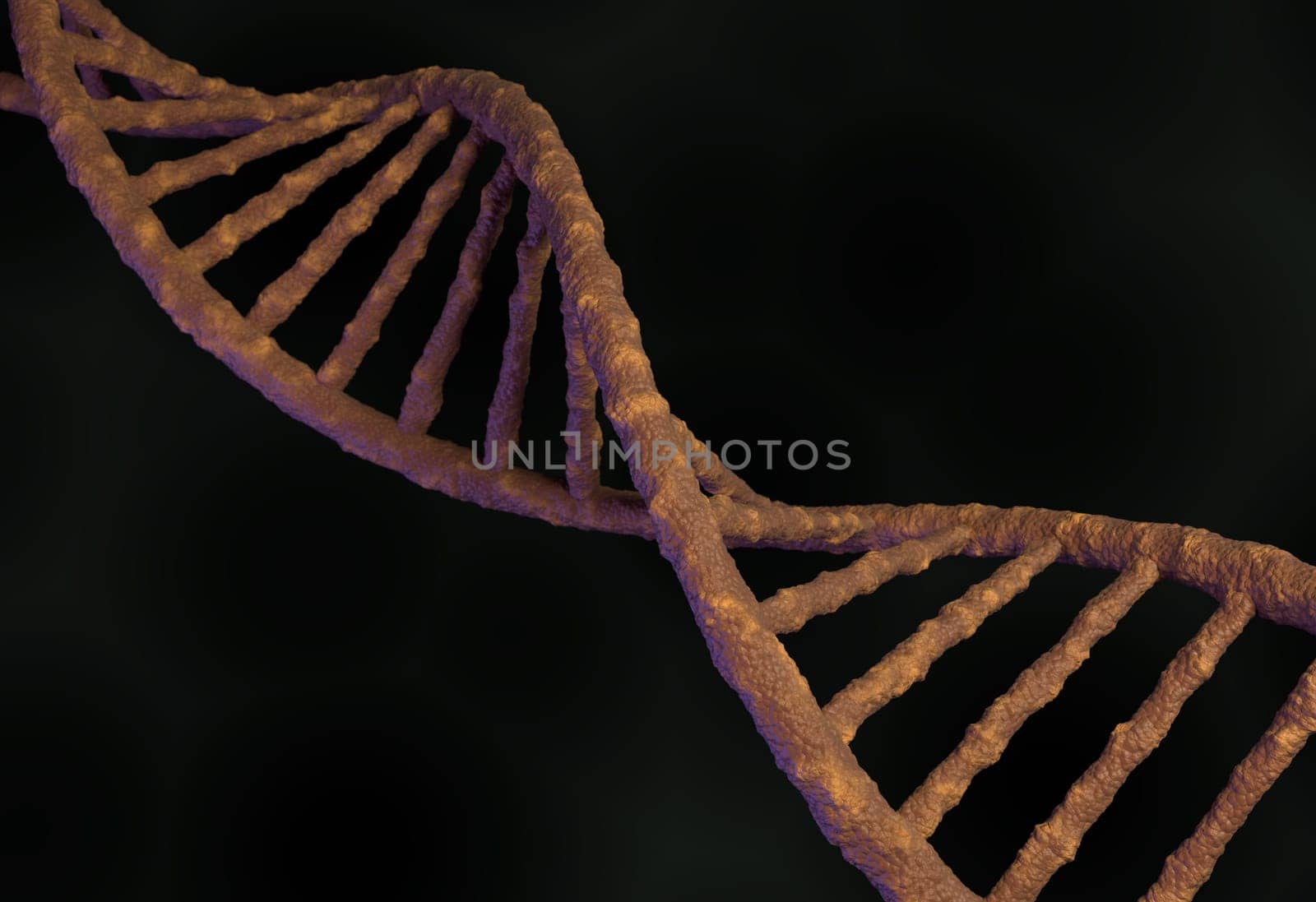 Genetic code DNA molecule structure. 3d render