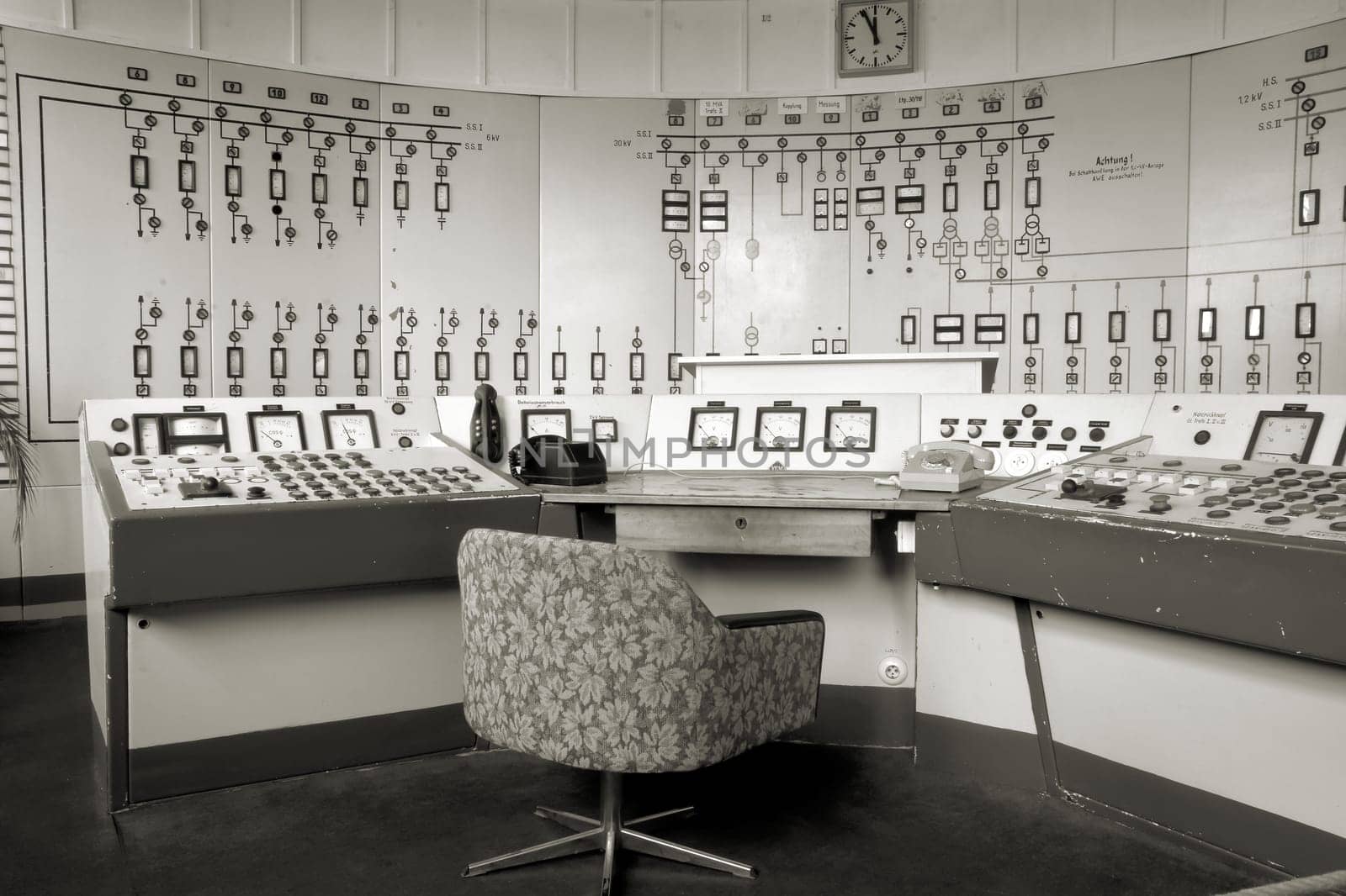 Control center in the disused Ferropolis opencast mine near Gräfenhainichen
