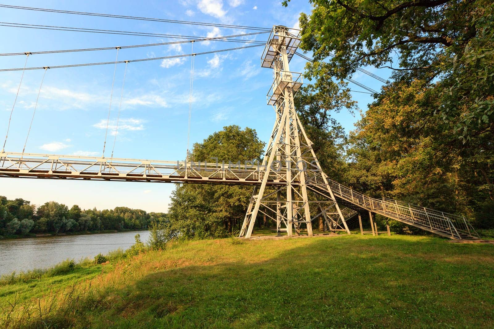 photographed for the people of the bridge, located in the city of mosty, Belarus