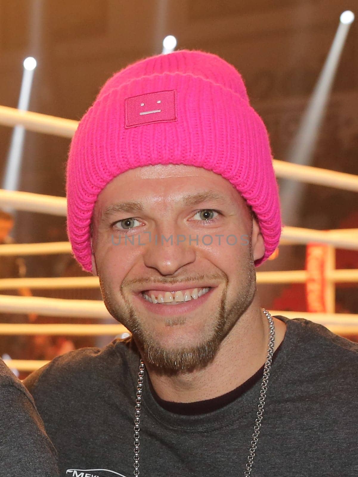 Rapper and singer Mateo Jaschik ( Culcha Candela) at the WBA Super Middleweight World Championship fight Tyron Zeuge against Giovanni De Carolis on 05.11.2016 in the MBS-Arena Potsdam