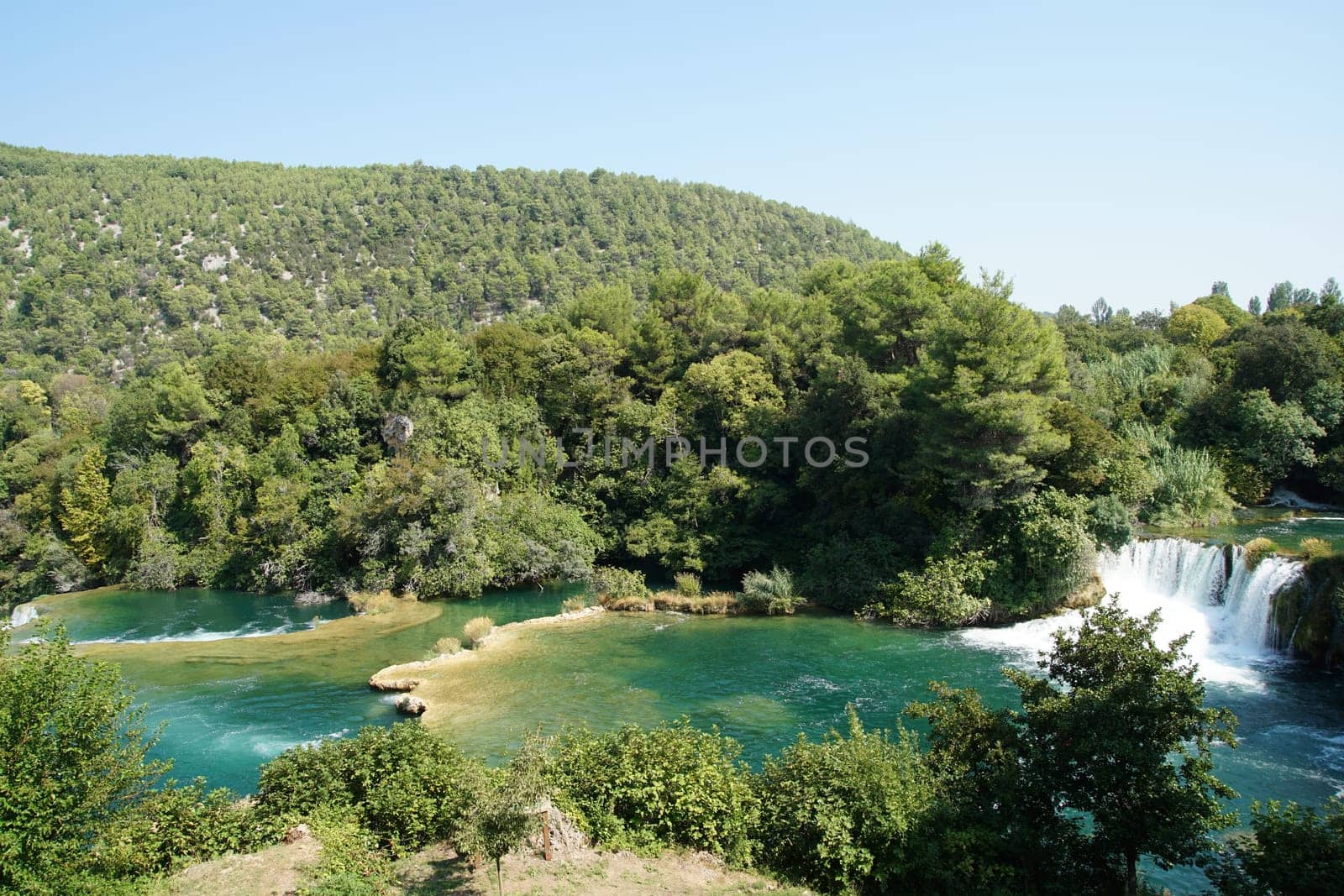 Krka Waterfalls in Croatia