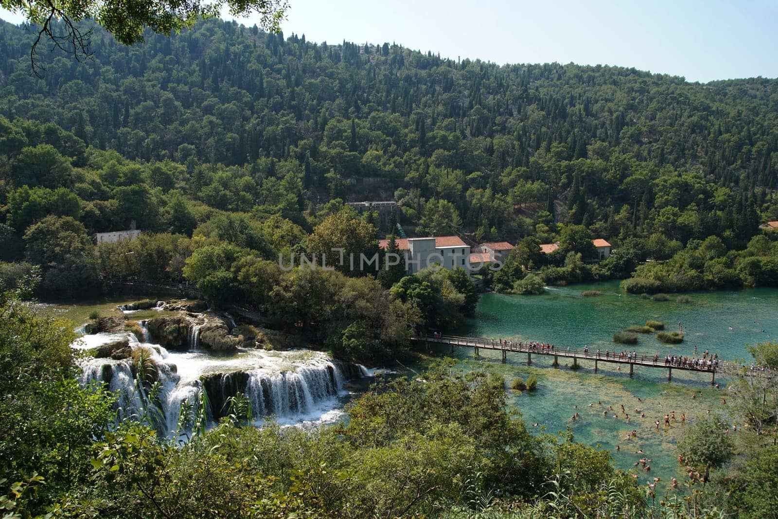 Krka Waterfalls in Croatia