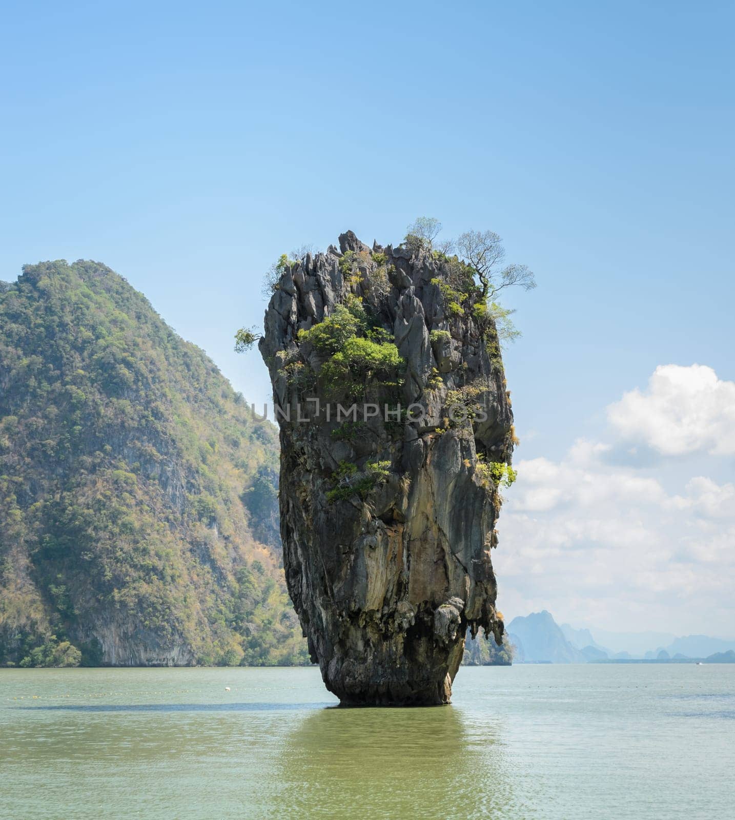Beautiful landscape of James Bond Island or Koh Tapu in Phang Nga Bay, Thailand