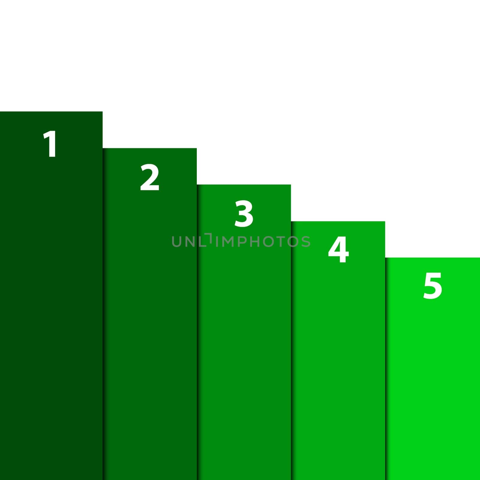 A Modern ecology infographics green template vector