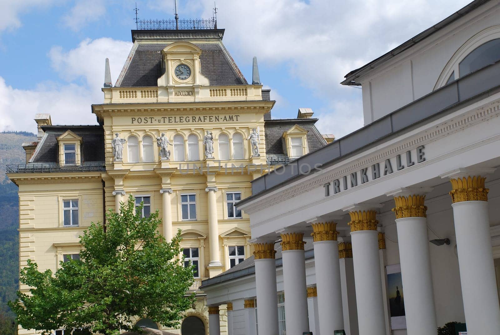 Trinkhalle Bad Ischl Österreich Austria Salzkammergut Gründerzeit Kaiserstadt Kaiser Franz Joseph Kaiserin Sisi Tourismusverband Veranstaltungen Post Telegrafen Amt Theaterhaus Kongresshaus