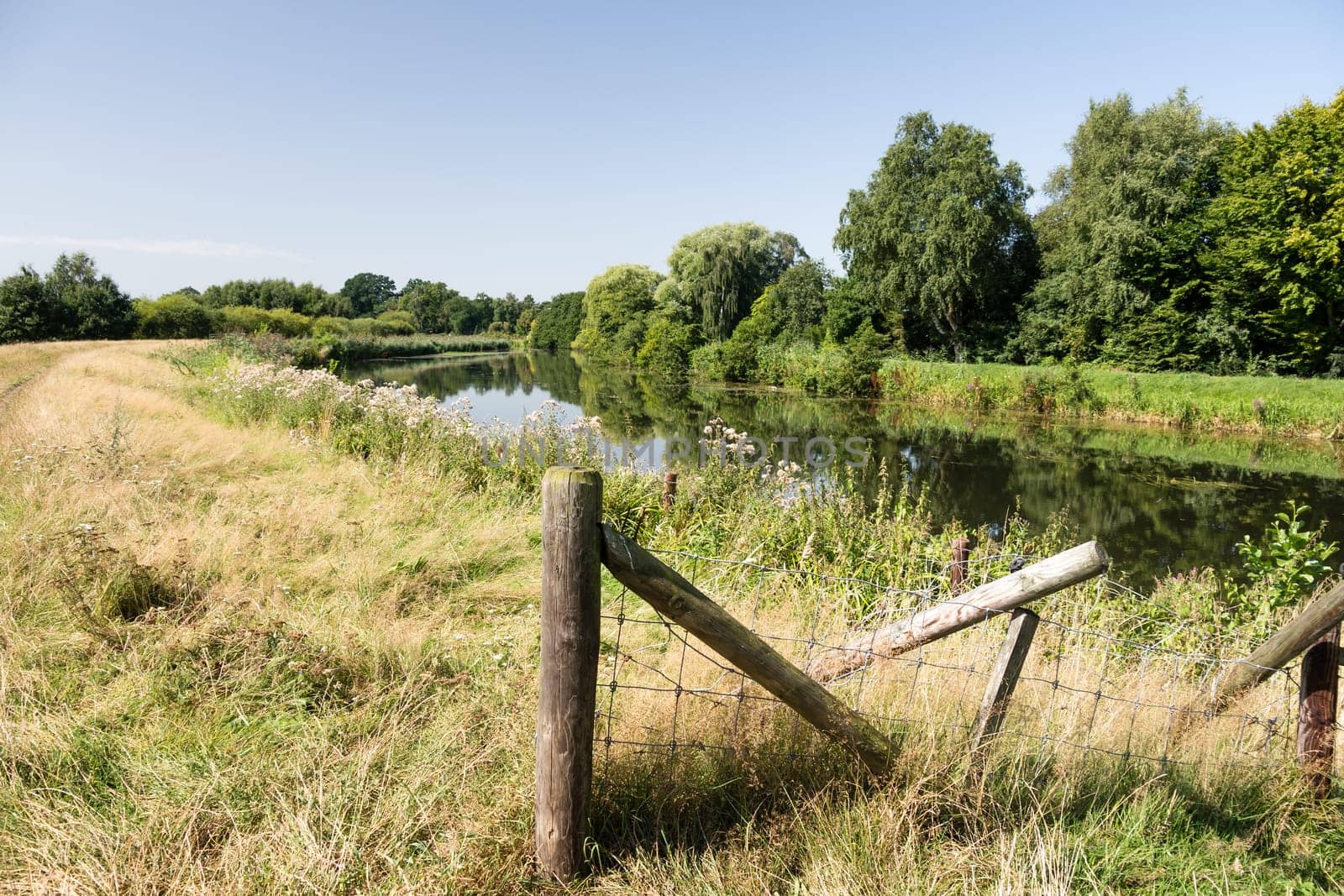 dike in niedersachsen in germany
