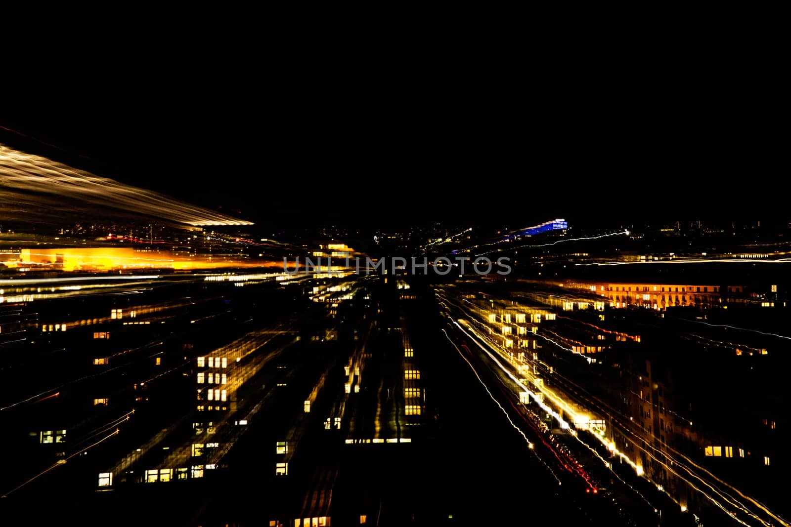 a background with big city lights