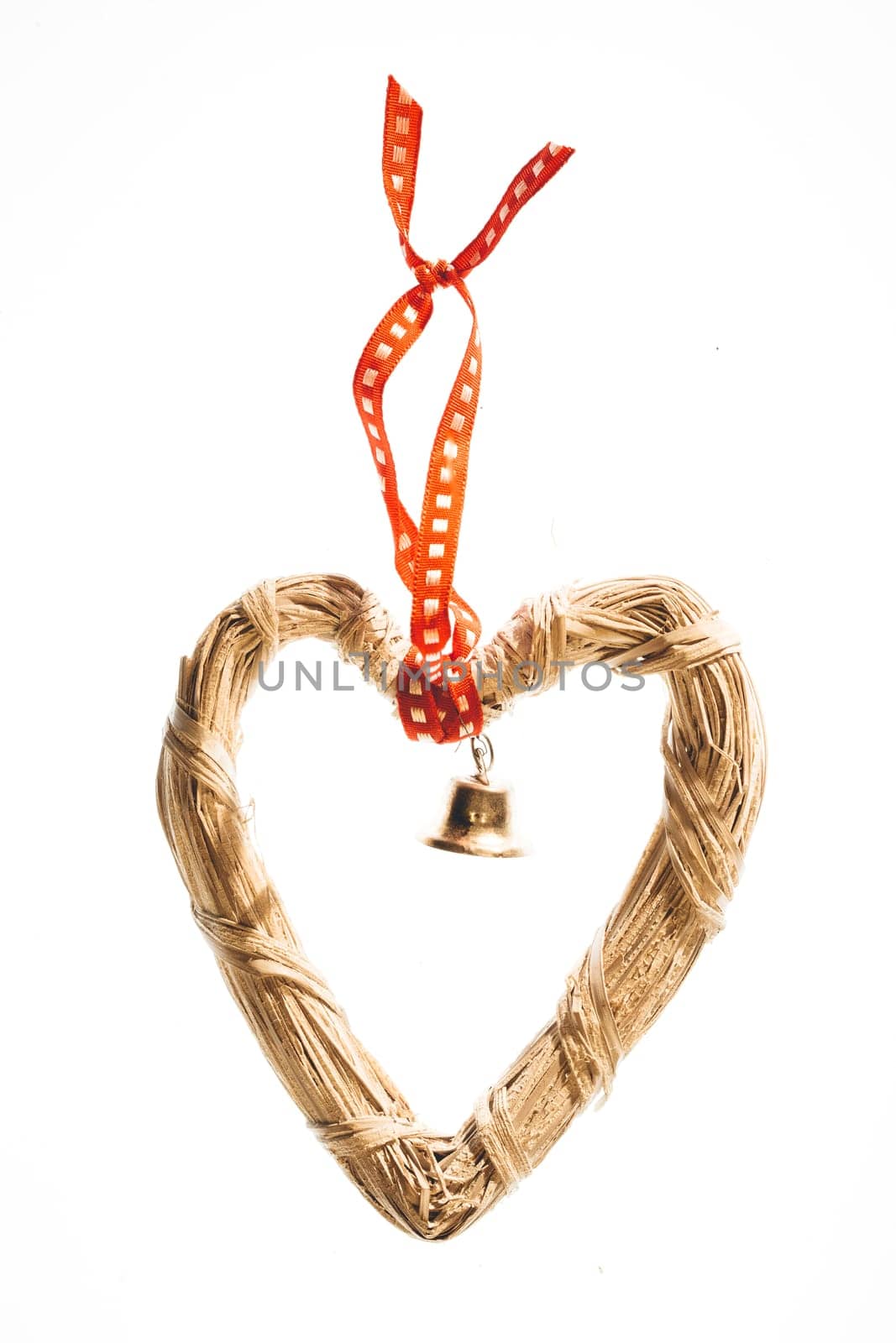 Christmas tree decoration against a white background.