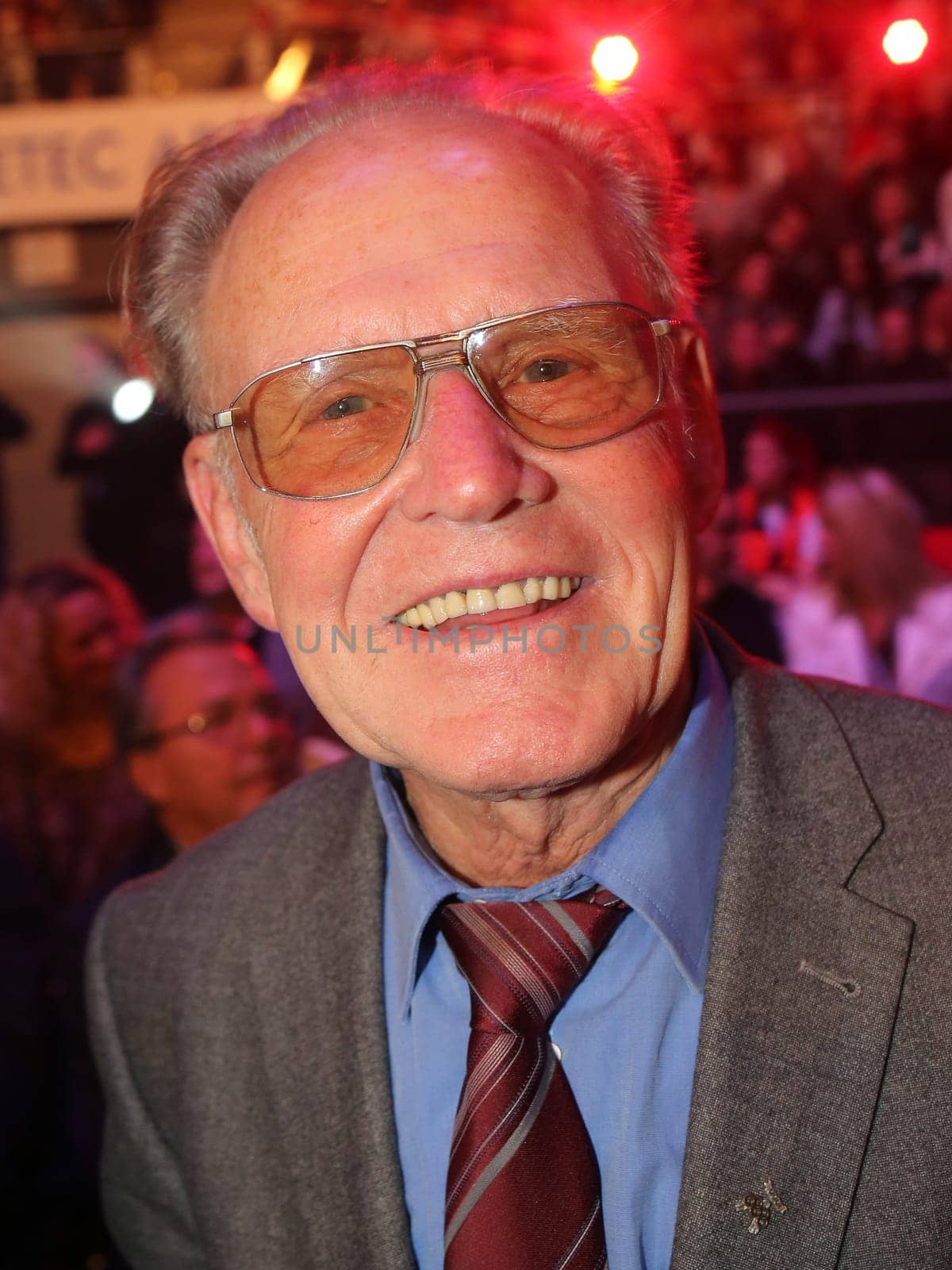 Cycling legend Gustav Adolf -TÄVE- Schur Guest of Honour at the SES Boxing Gala on 12.11.2016 in the GETEC Arena Magdeburg