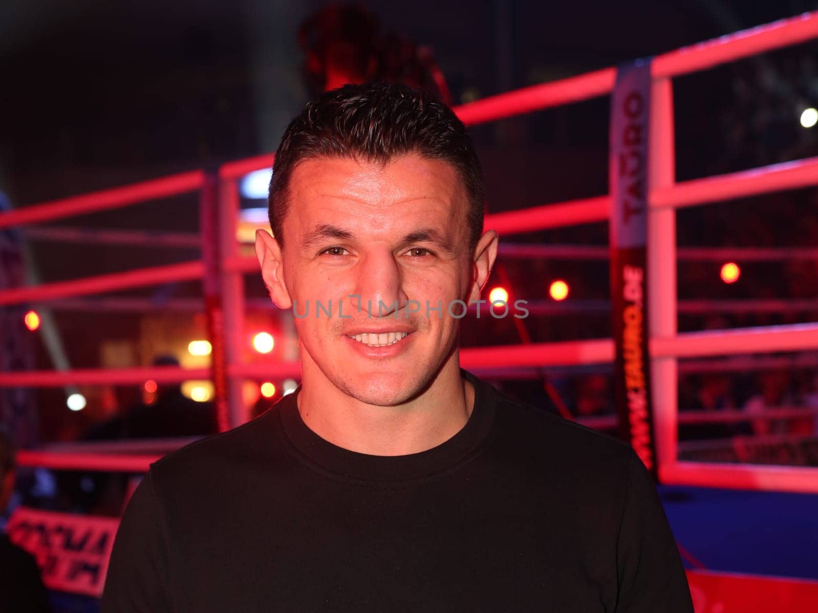 Super middleweight boxer Robin Krasniqi (SES-Boxing) as a guest at the SES-Box-Gala on 12.11.16 in the GETEC Arena Magdeburg
