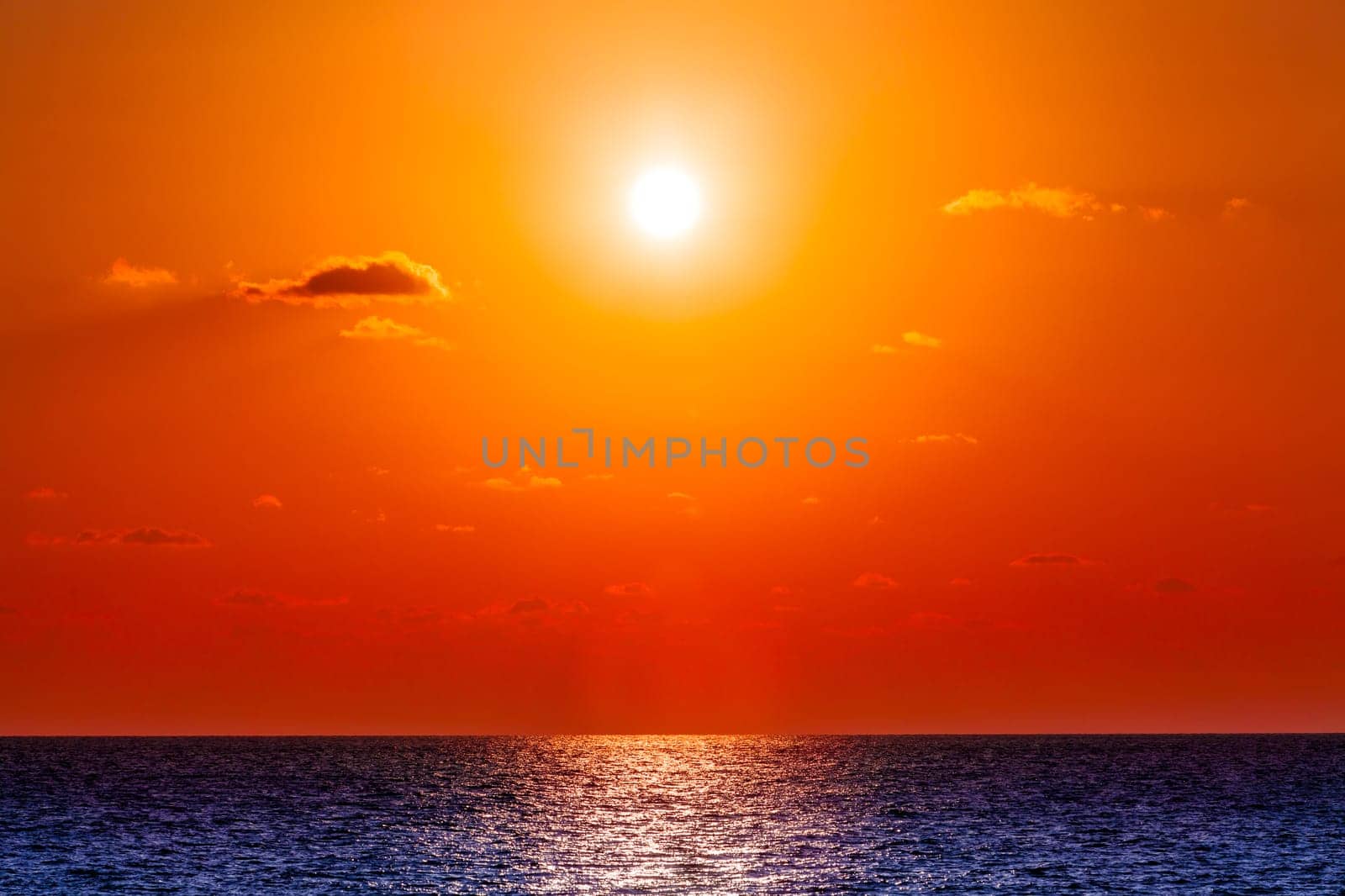Beautiful sunset. Amazing summer sunset. sea sunset. sunset and sea.