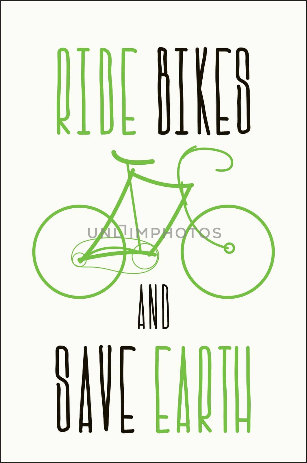 Ride bikes and save earth