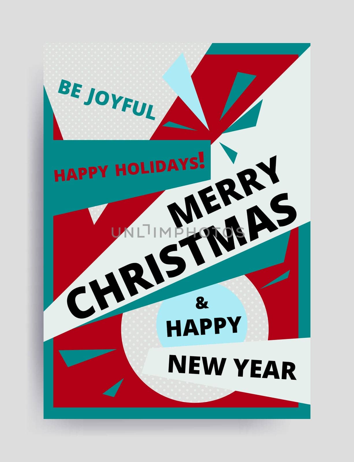 Merry christmas New Year design, eye catching banner template. Bright colorful vector illustrations for greeting card, posters, print, mobile phoned designs, ads, promotional material Yellow Pink Blue