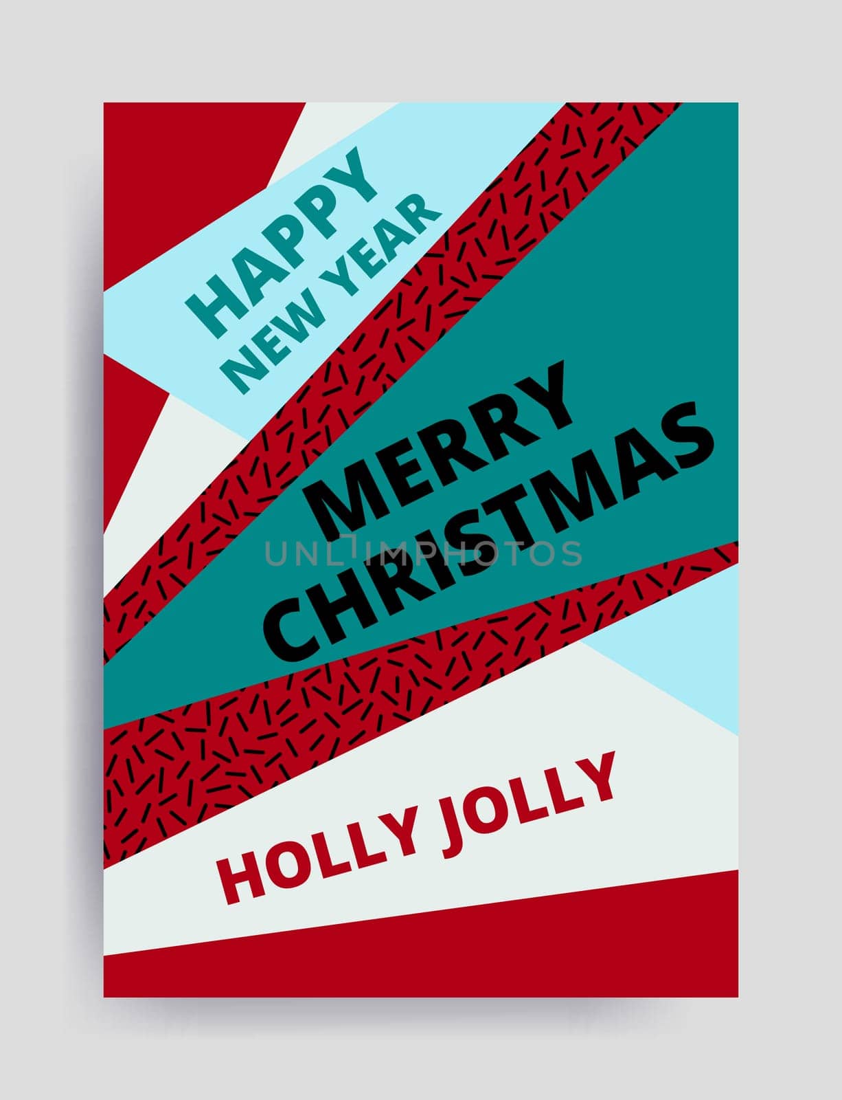 Merry christmas New Year design, eye catching banner template. Bright colorful vector illustrations for greeting card, posters, print, mobile phoned designs, ads, promotional material Yellow Pink Blue