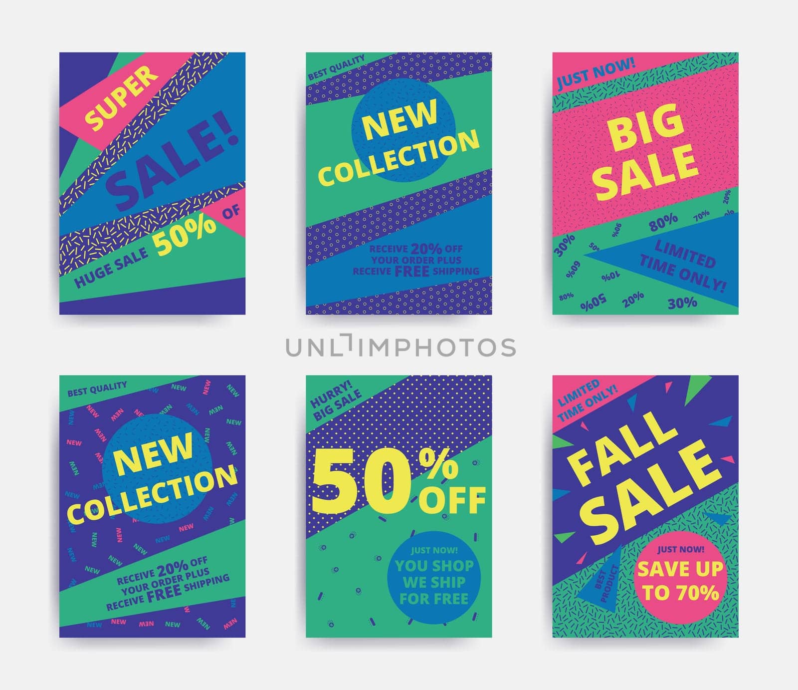 Super winter sale banner. Hurry One day deal, special offer, big sale, clearance. Editable Bright Stock Vector Illustration. Pink Blue White Black